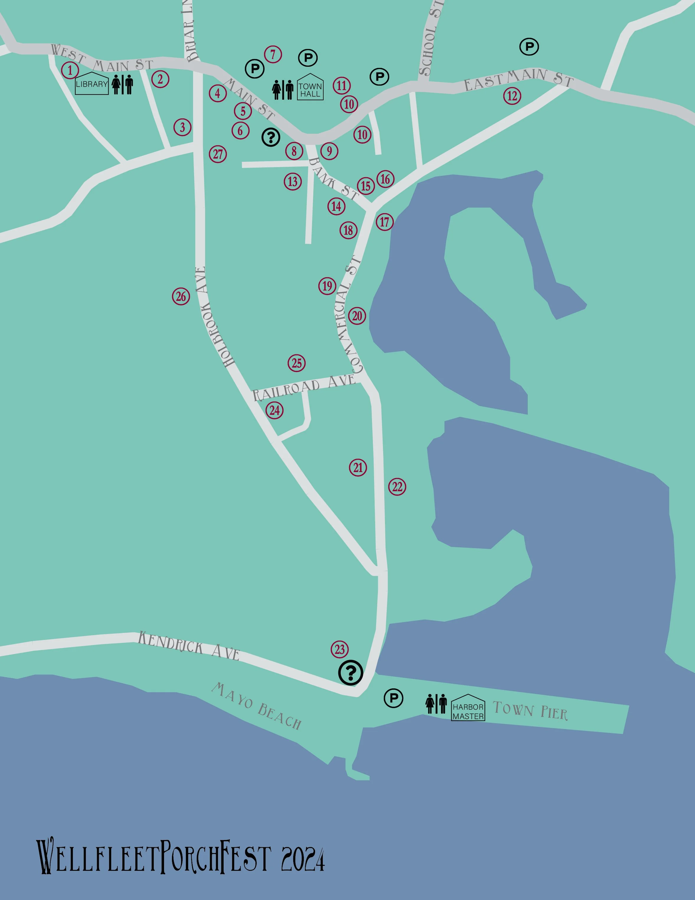 Porchfest Map — Wellfleet Porchfest