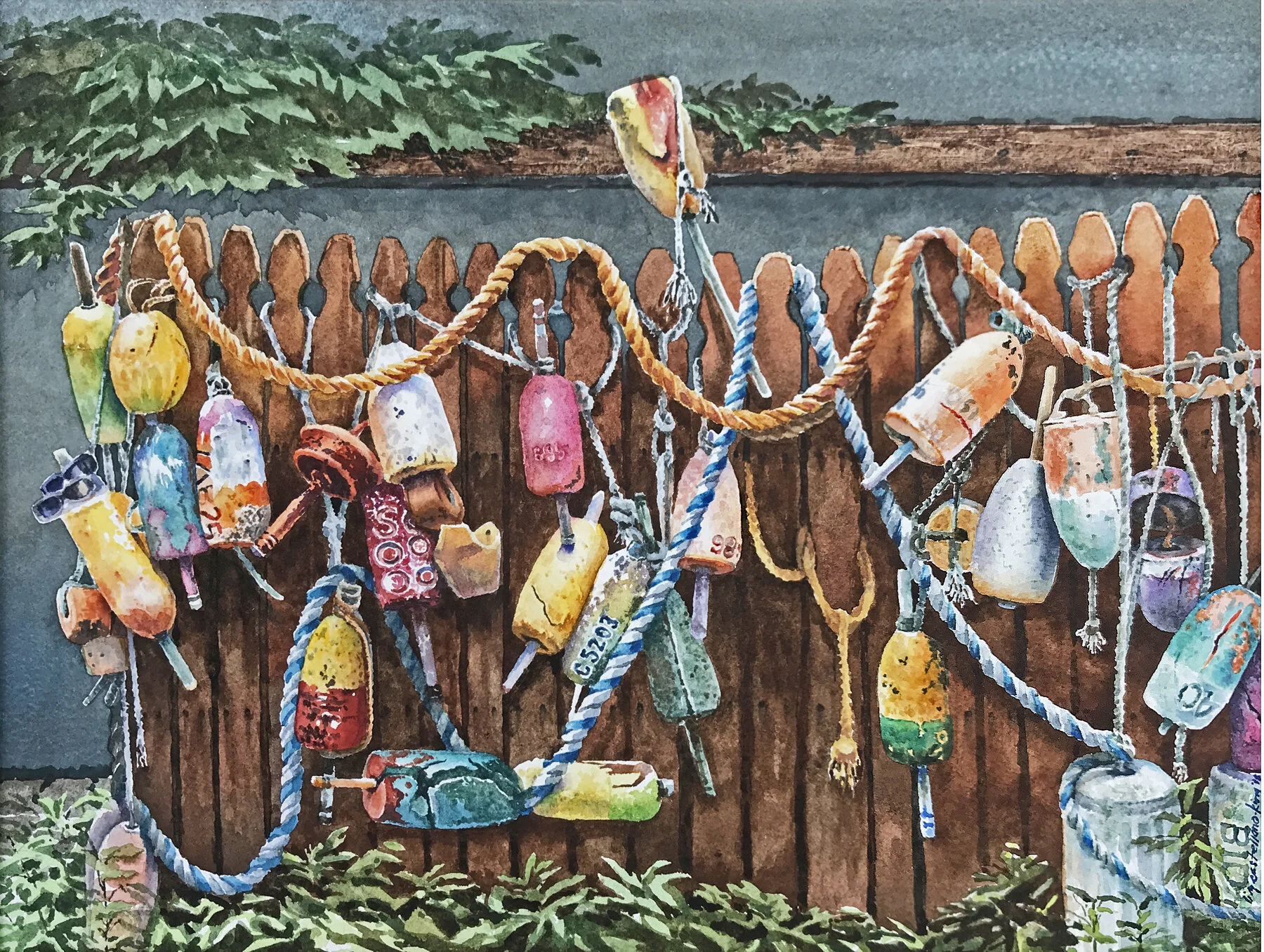 Crabpot Buoys, Fredericksburg, VA  (SOLD)