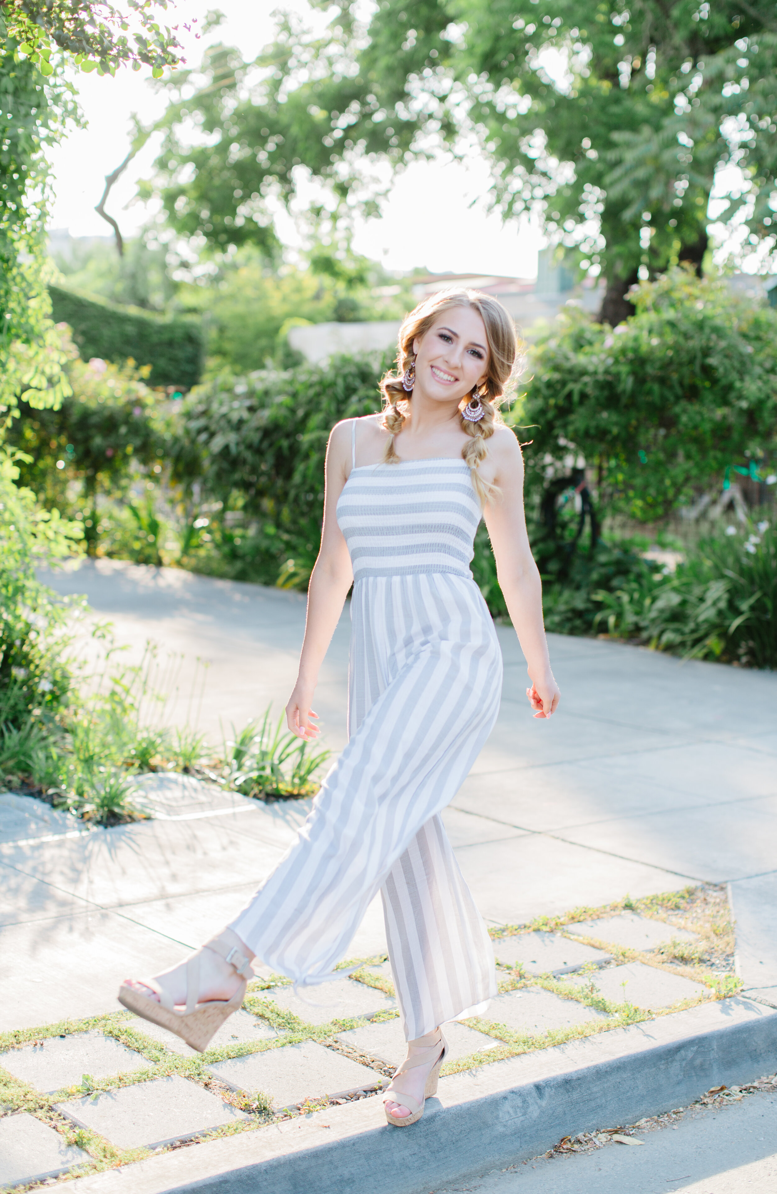 Urban High School Senior Photos in jumper from Oh La Lux in Healdsburg California.jpg