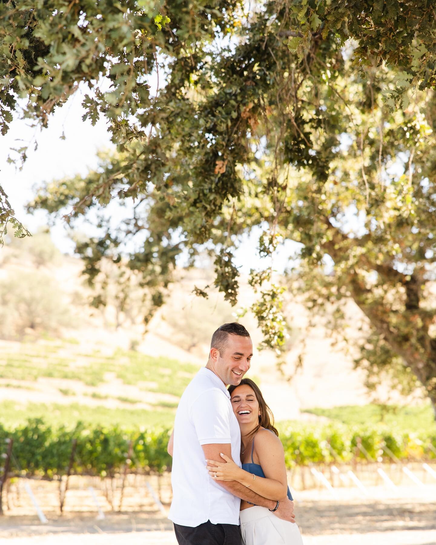 She planned a trip to Napa Valley to celebrate his birthday- but she was the one who got a surprise! Congrats to these two on their engagement!