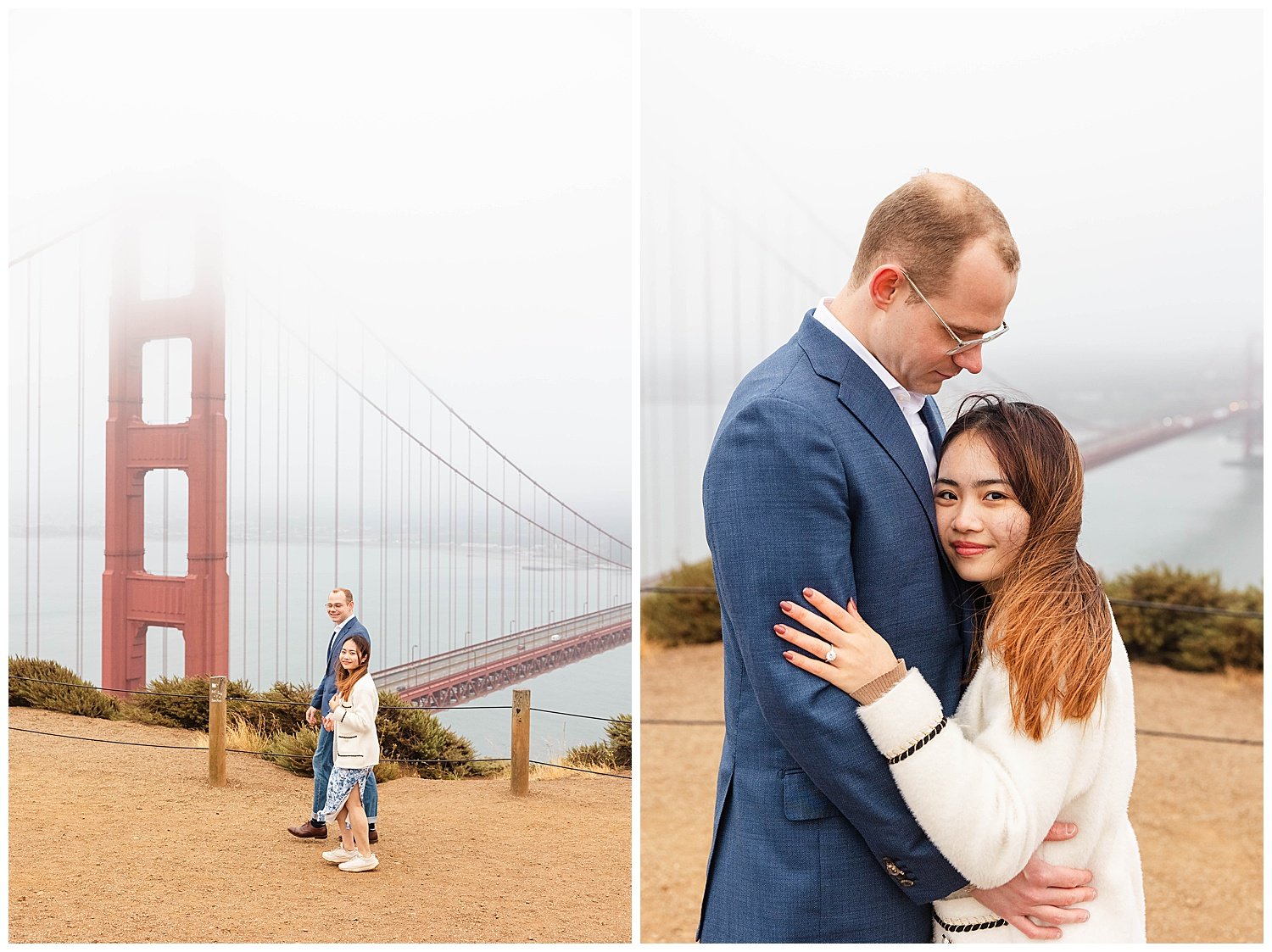 Golden Gate Proposal at Sunrise in Sausalito California_0010.jpg