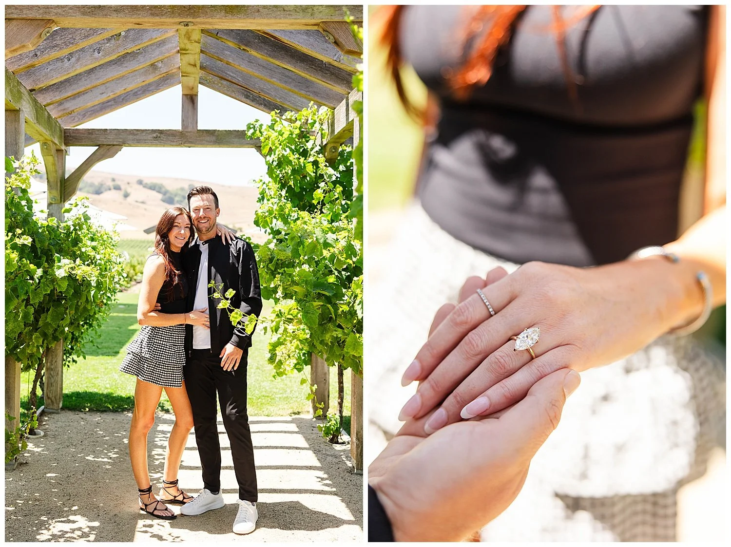 Summer Engagement at Roche Winery in Sonoma California_0009.jpg