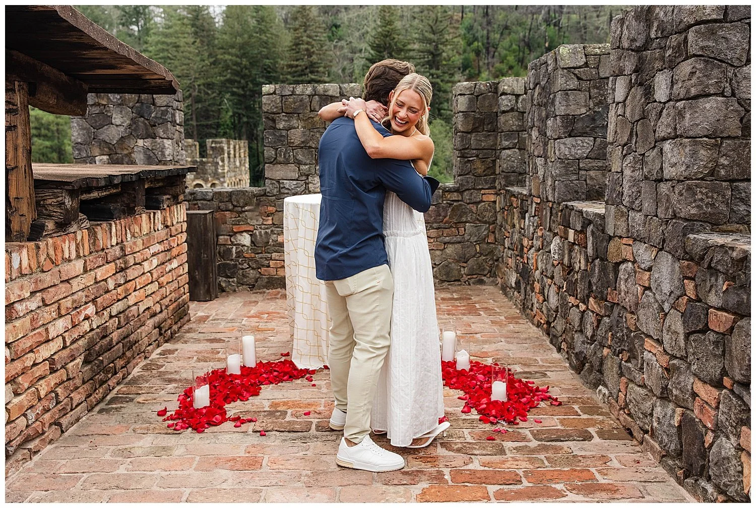 Private Proposal in the North Tower at Castello di Amorosa in Calistoga California_0005.jpg