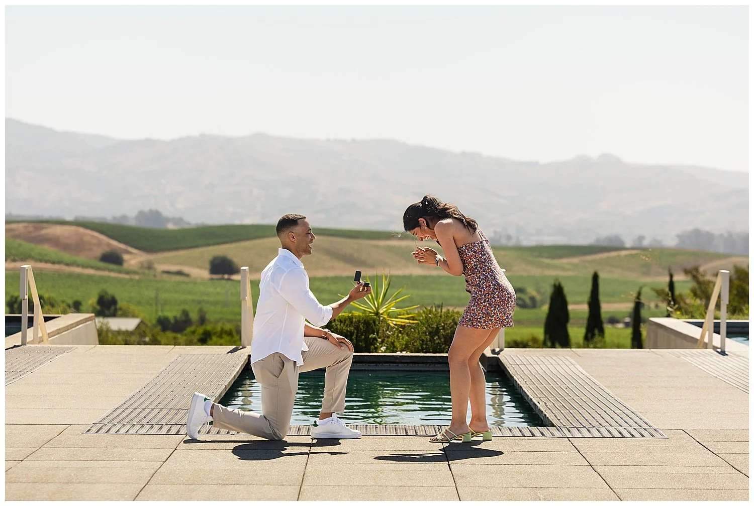 August Proposal at Artesa Winery