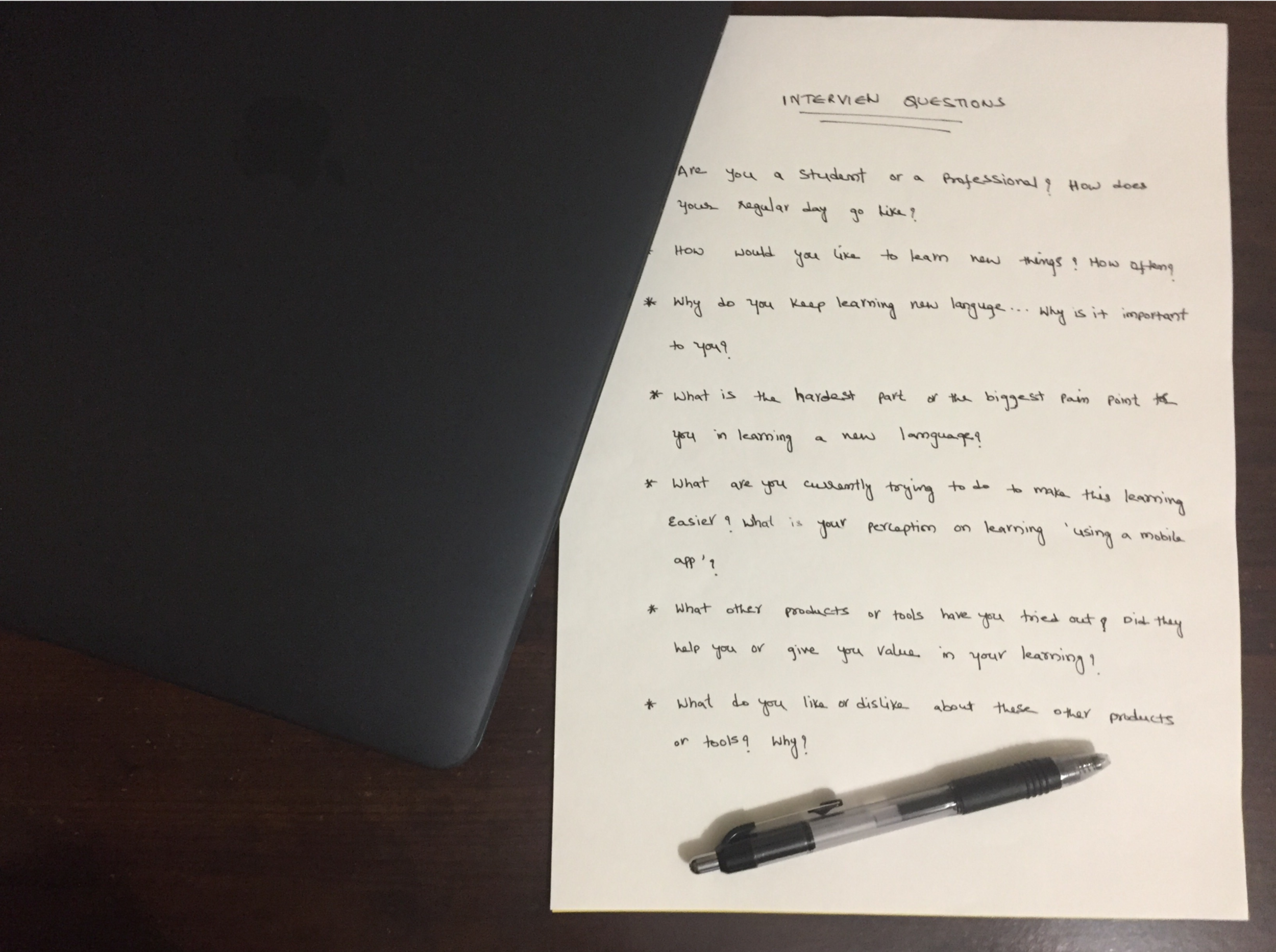 Bilinguapp-UserInterview-Questions