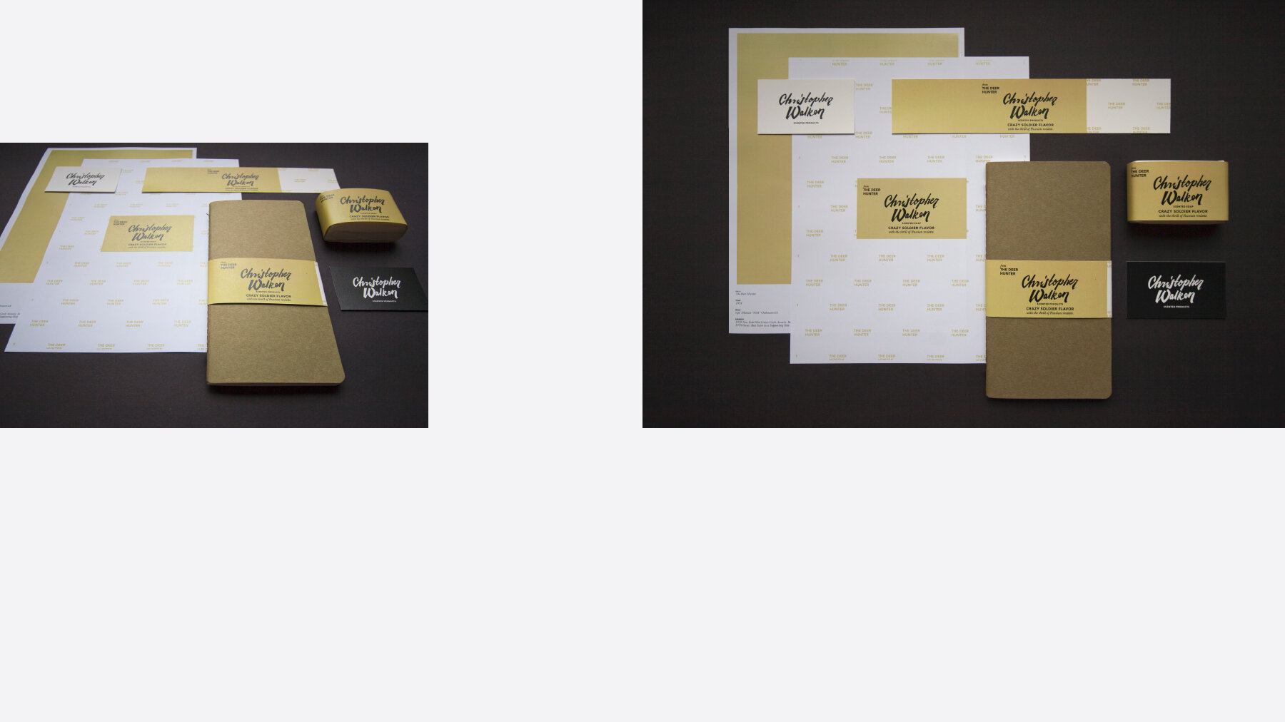 Christopher Walken Scented Products Branding
