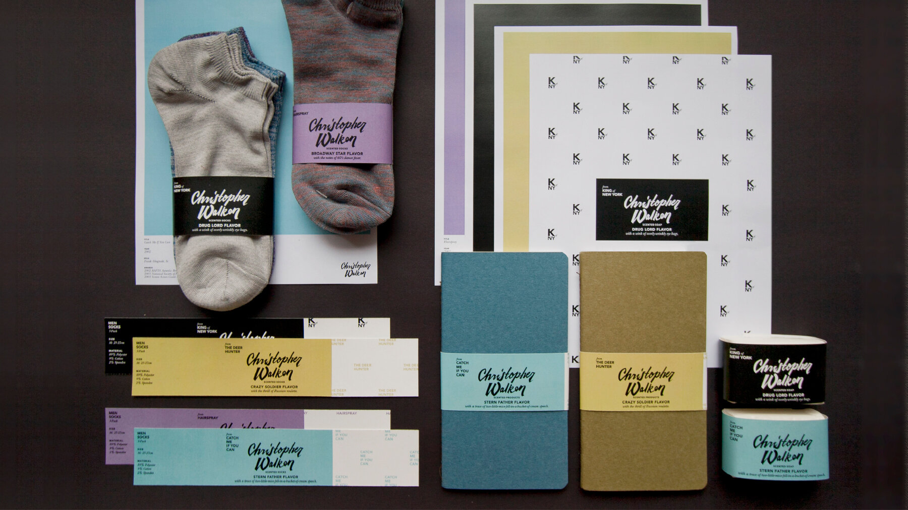 Christopher Walken Scented Products Branding