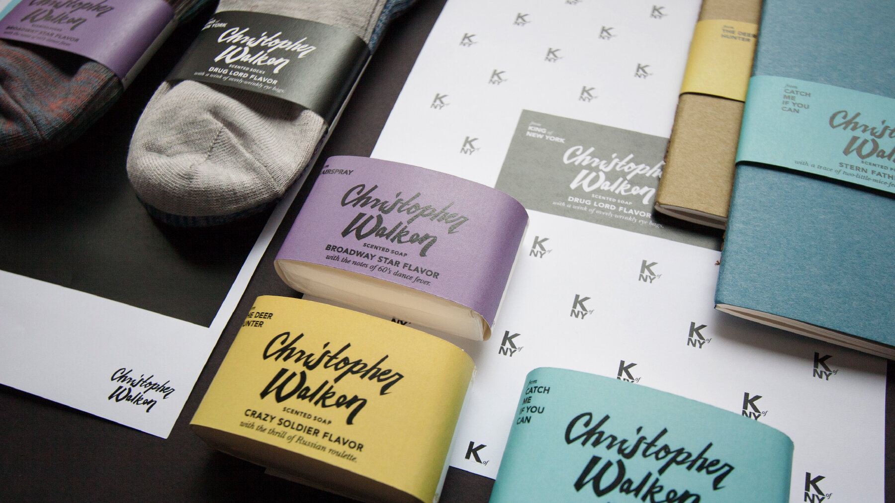 Christopher Walken Scented Products Branding