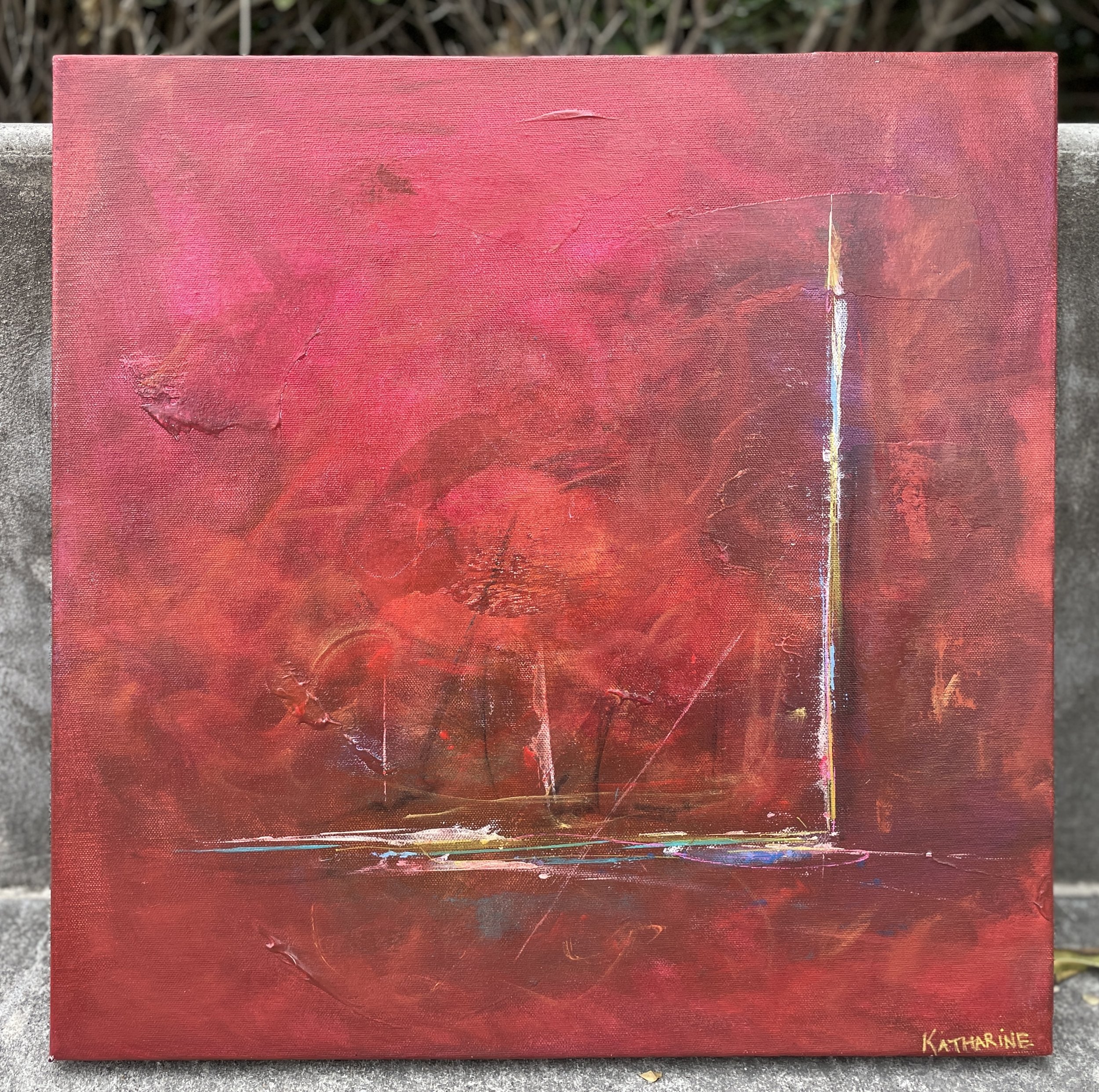 Isn't This Wonderful | Acrylic on Canvas | 18" x 18" | Sold