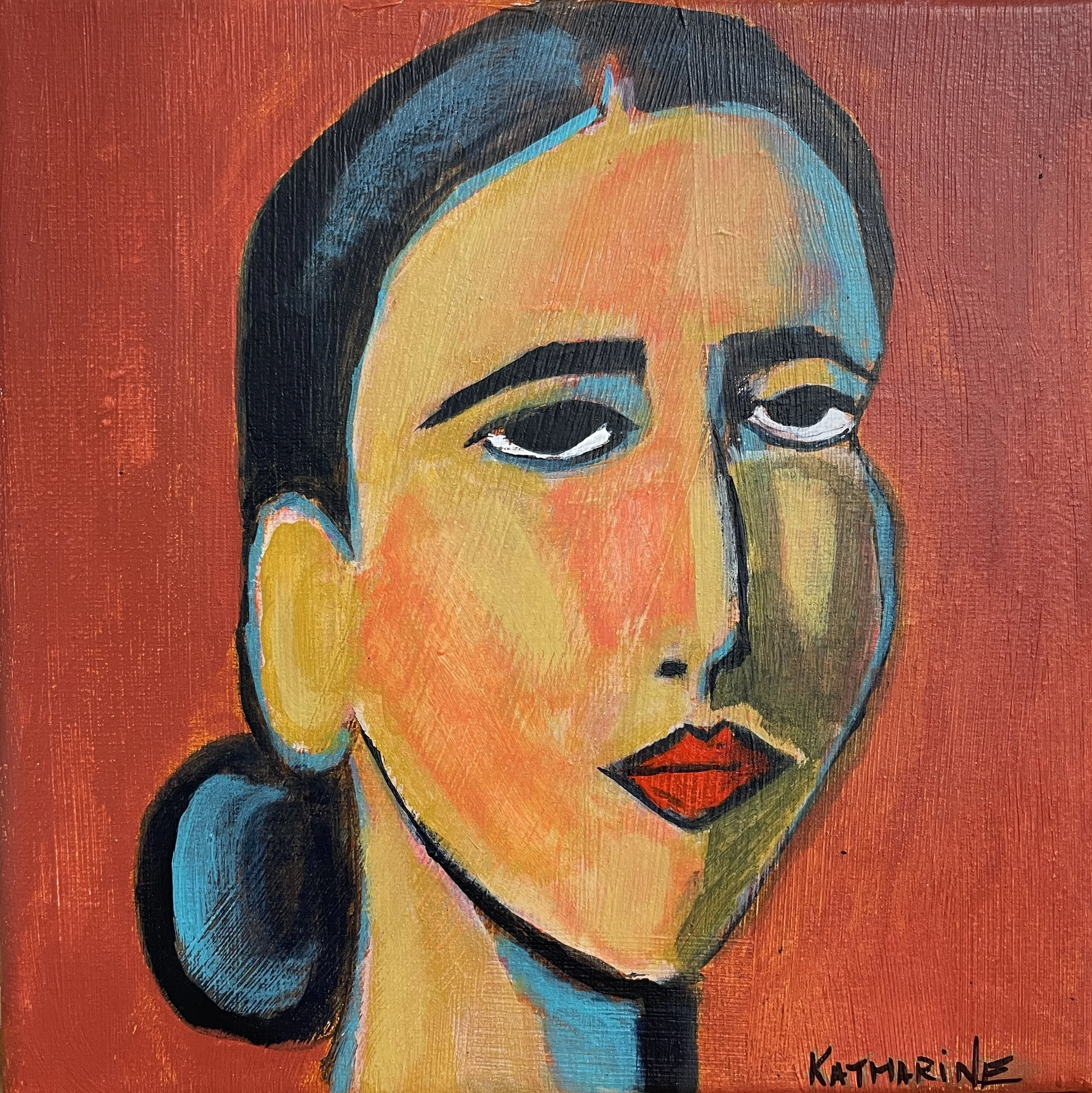 Portrait of a Woman | 12" x 12"