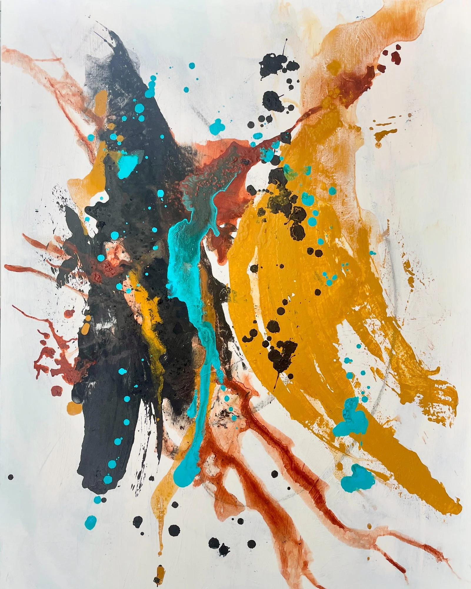 No Rush | Acrylic on Canvas | 40" x 30" | Sold