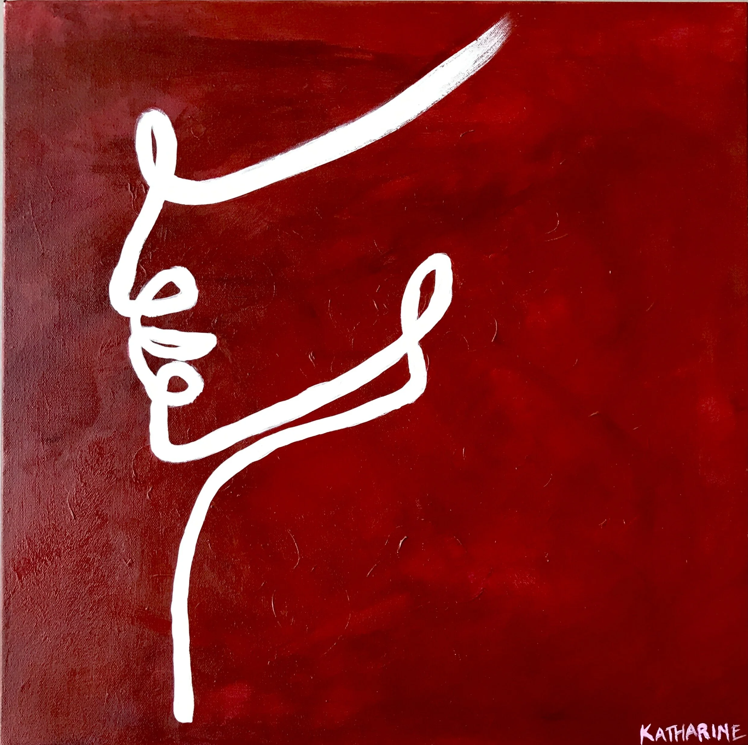 And She Was | Acrylic on Canvas | 18" x 18" | Sold