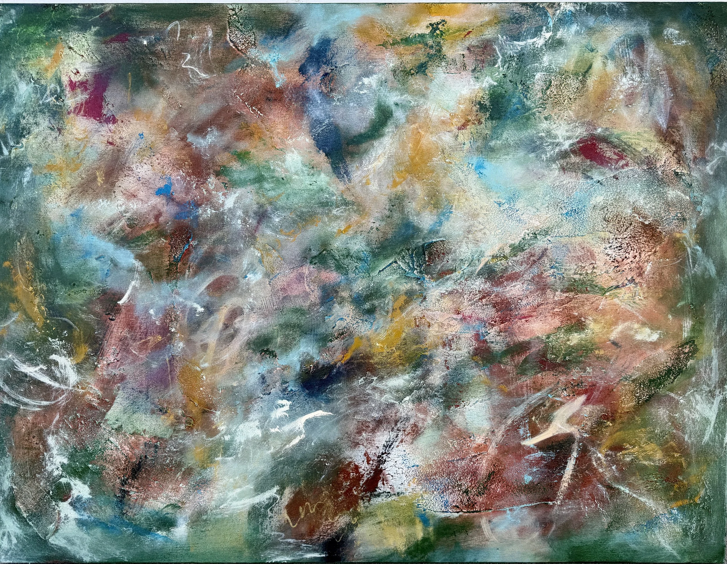 I FEEL HOPE COMING | Acrylic on Canvas | 30" x 40" | Commission