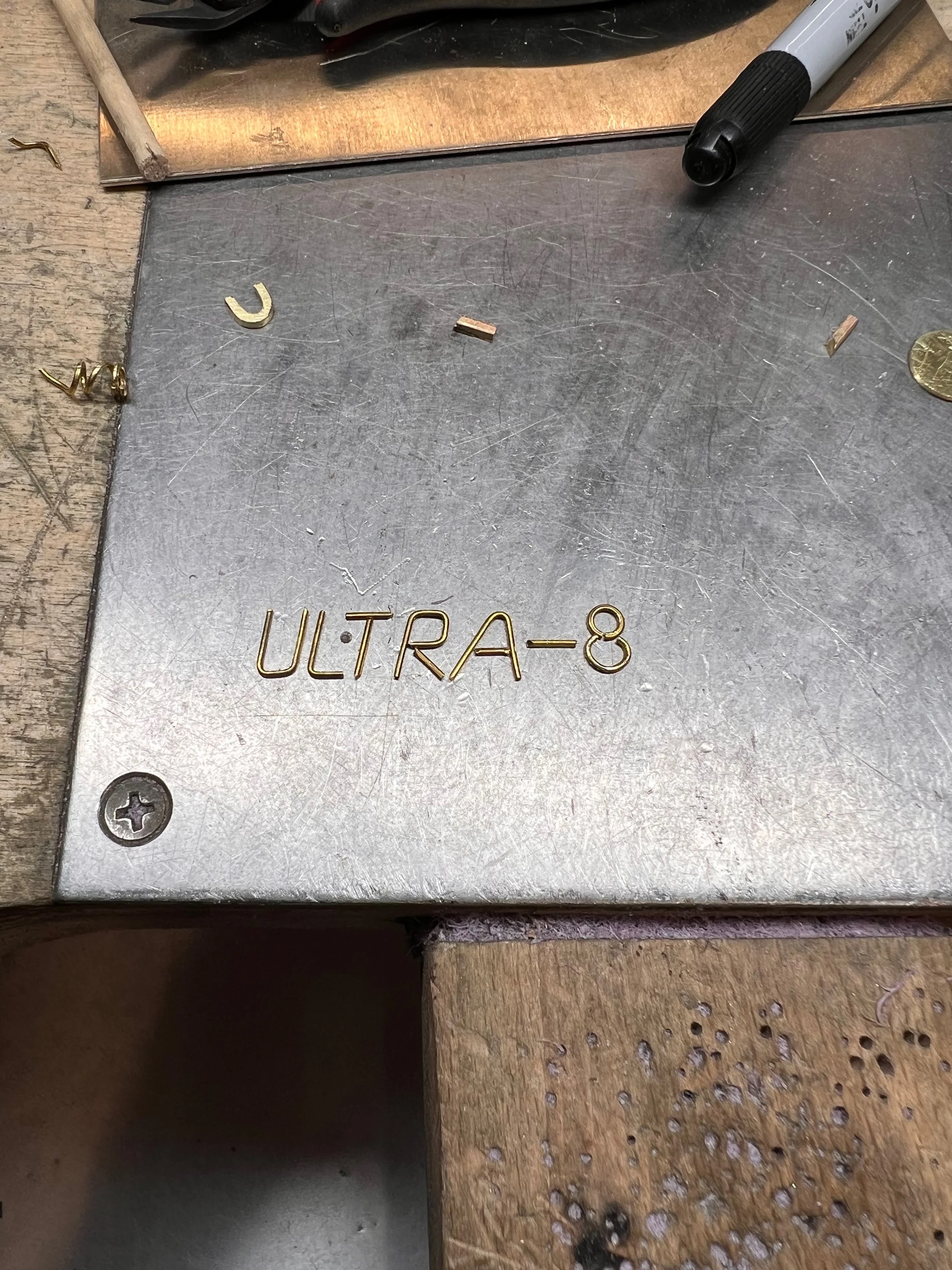 making the Ultra-8 logo