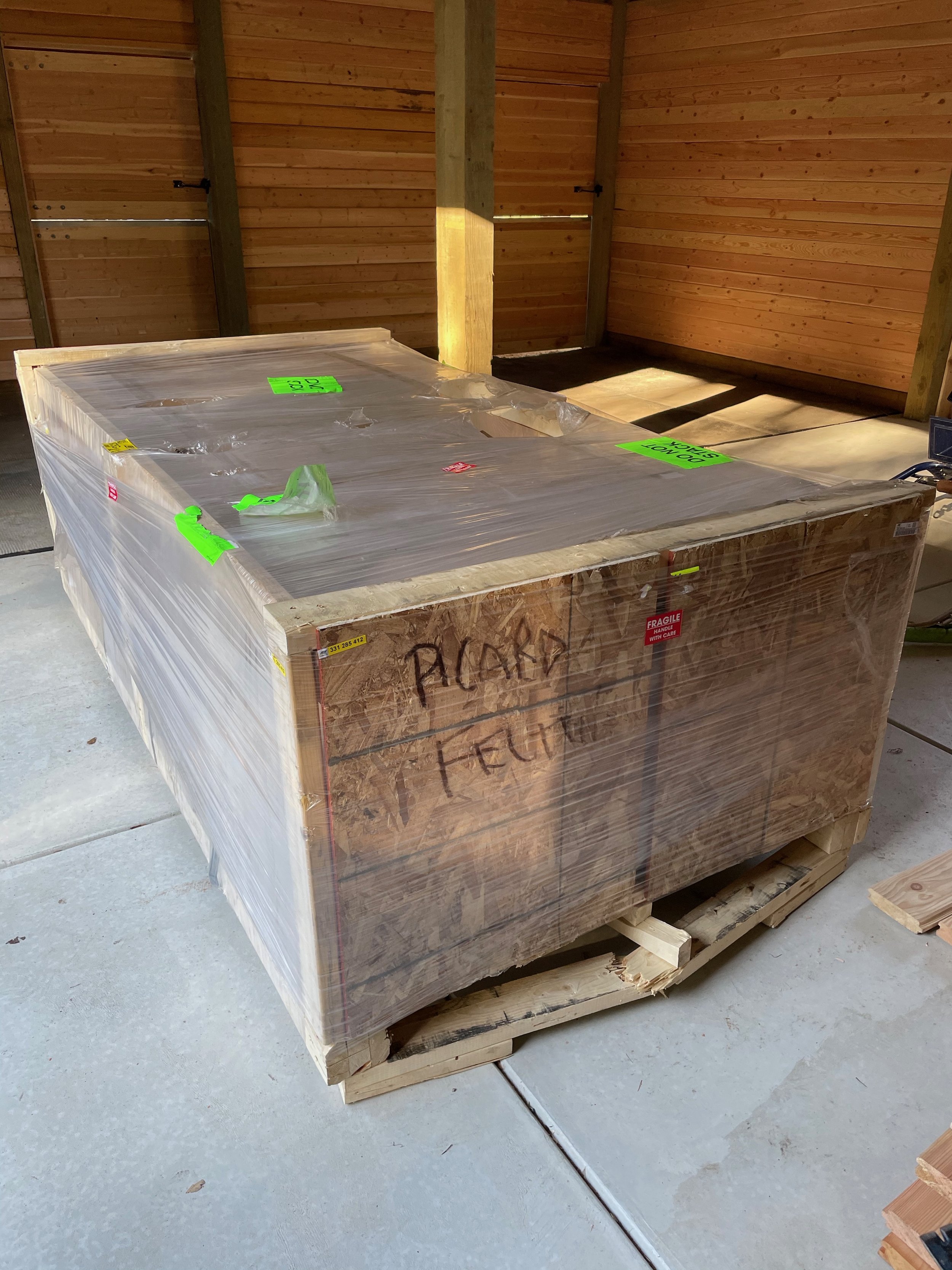 Custom made in Wisconsin. Can't wait to open them up!
