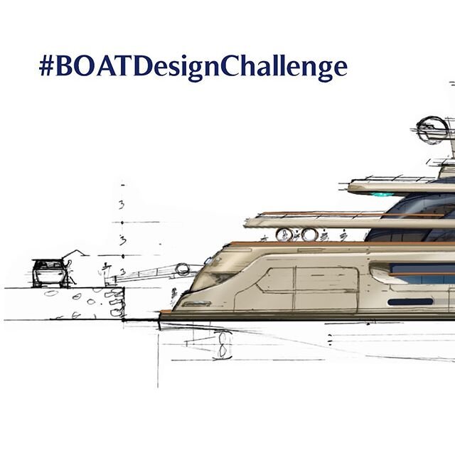 #boatdesignchallenge @boatinternational 2020 Superyacht Design Challenge.  Vote today for #4 designed by @jqbdesign