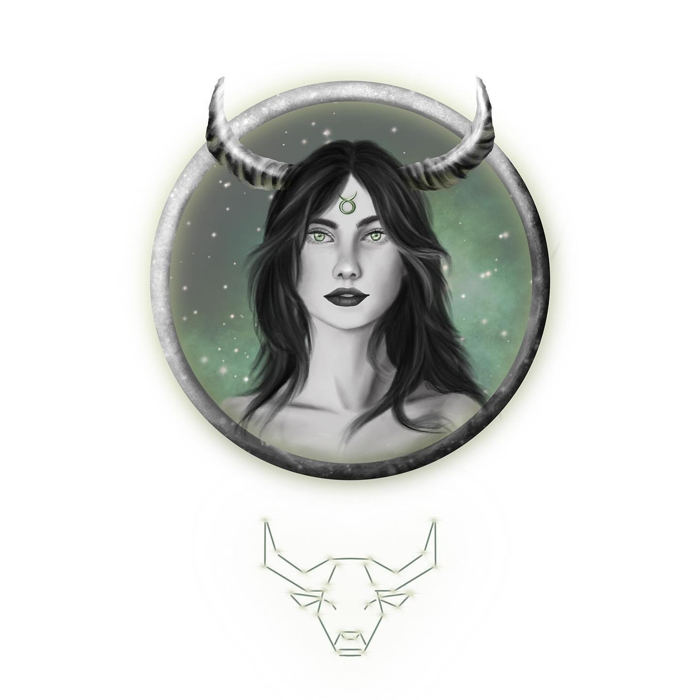 &bull;&bull;Karohlynktober Day 28: Zodiac&bull;&bull; 

Guess the sign ♉️ 

#karohlynktober #karohlynktober2024 #inktober #inktober2024 #zodiacsign #zodiacsignsbelike #zodiacillustration #astrologyart #taurusgirl #mysticalart #digitalpainting