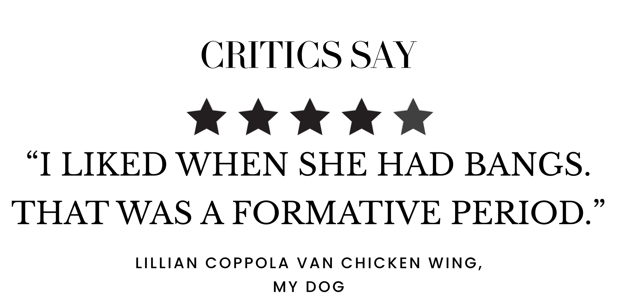 Five black stars with gray outlines on a black background.