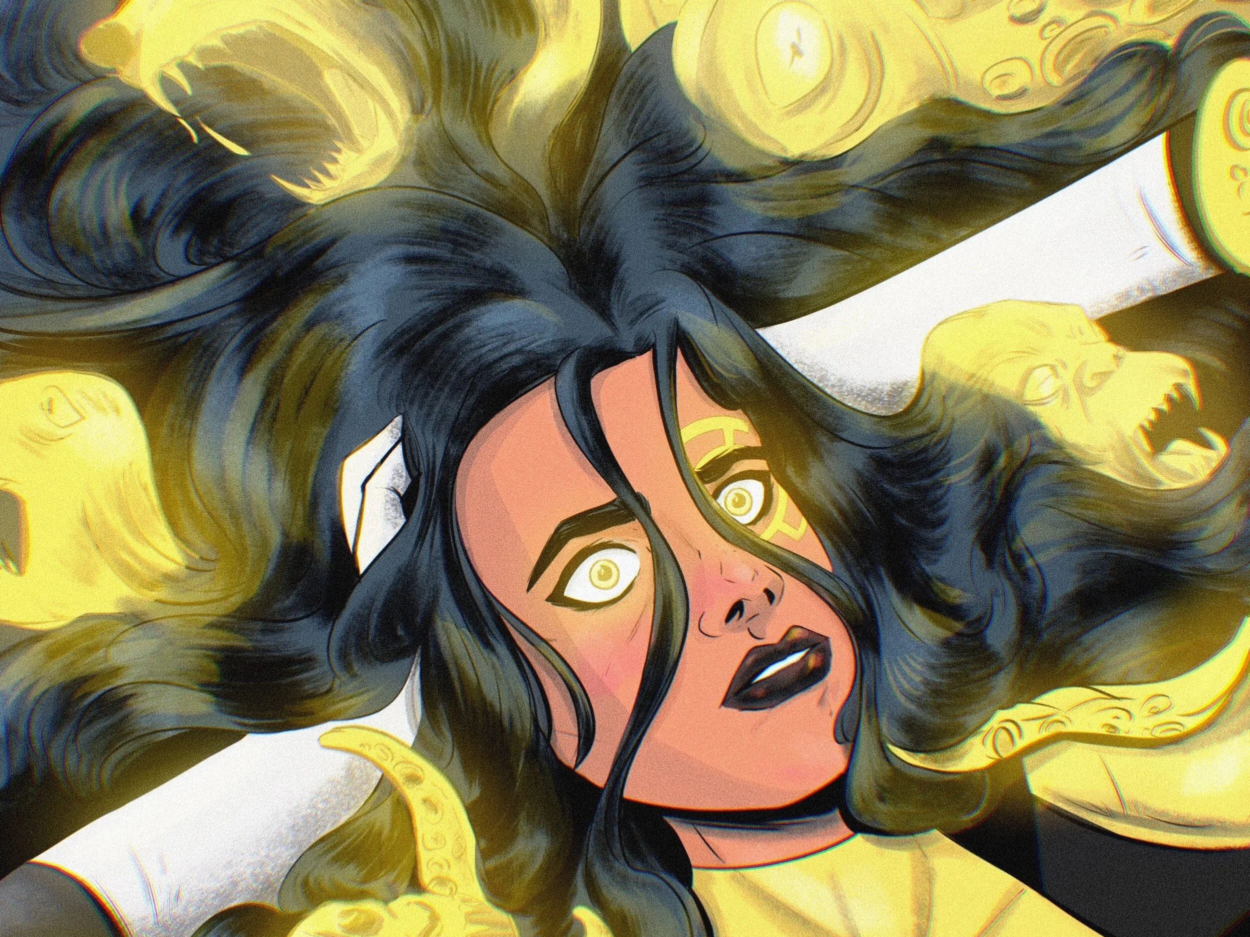 Illustration: Yellow Lantern