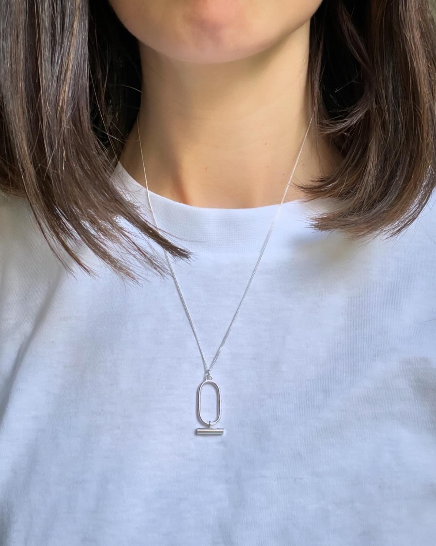 Silver Oval and Bar Necklace.jpeg