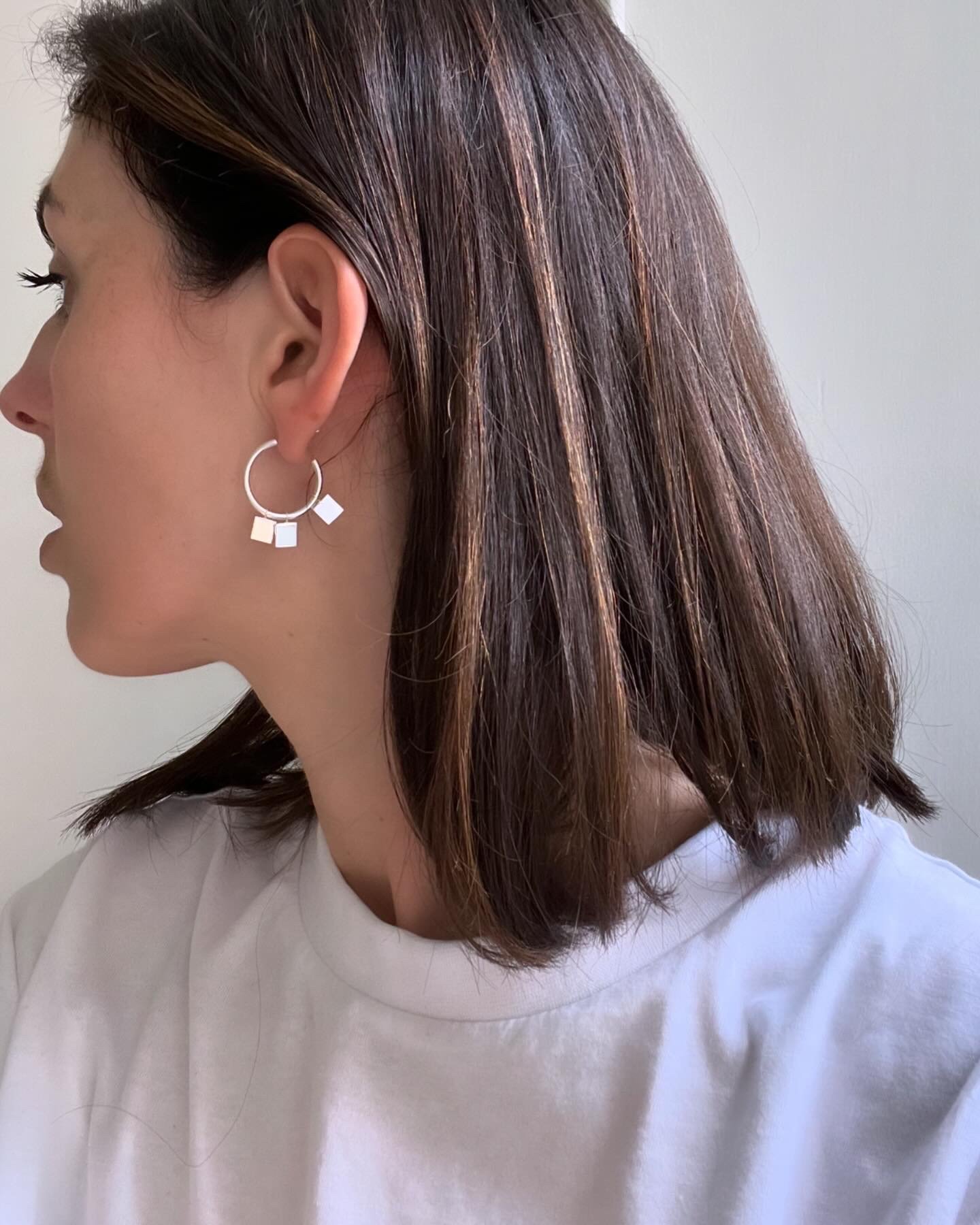 Silver Hoops with Silver Squares.jpeg