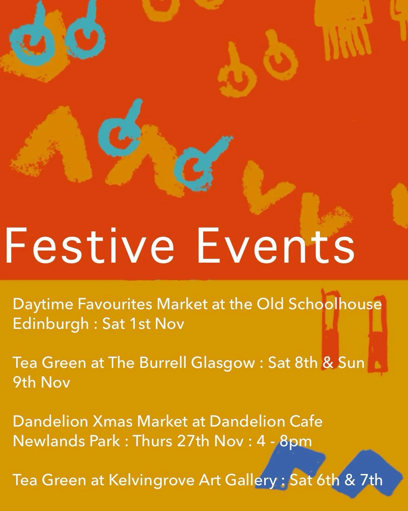 Where to find Smith &amp; Gibb before Christmas 🔆

For more details on any of the events click on the tags or visit my website with all the times/location details 📍