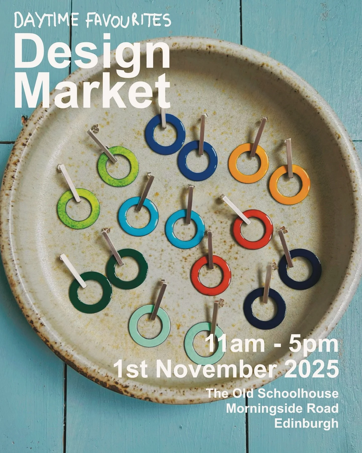 First market of the *ahem christmas* season!

This Saturday I am super happy to be alongside some cool company at @daytimefavouritesmarket in Edinburgh.

I will have a few offers, one off pieces and you can try pieces on ✨🪩