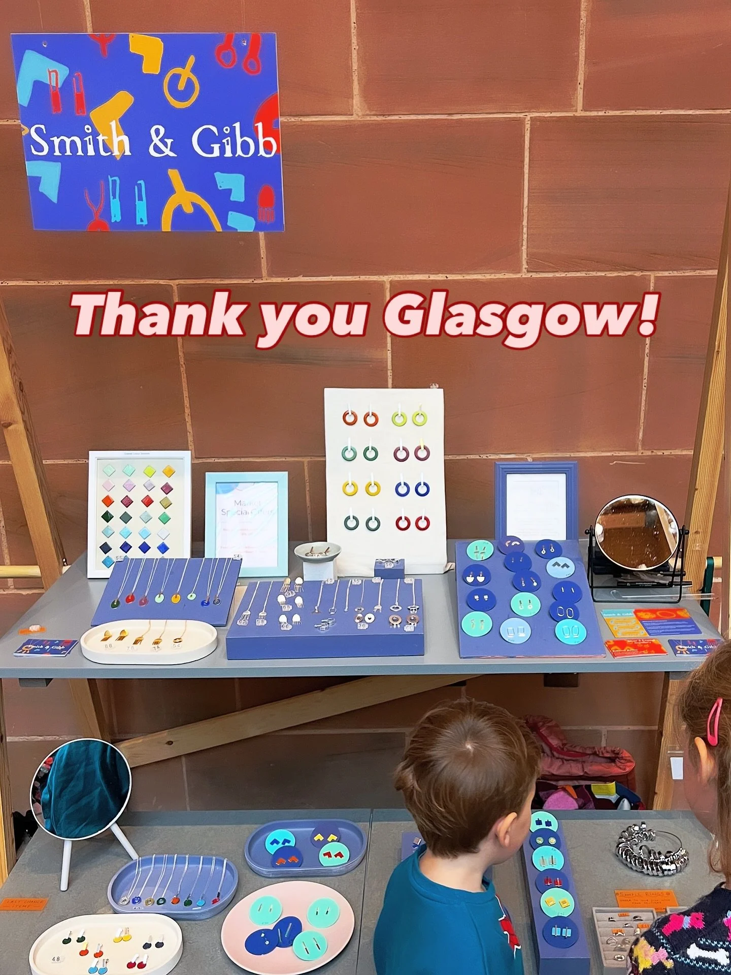 Oh my goodness thanks so much for the support this weekend Glasgow.

A busy 2 days on my home turf; chatting, selling, going home to my studio and making more jewellery for today - which is a good problem to have but I&rsquo;ll admit I&rsquo;m knacke