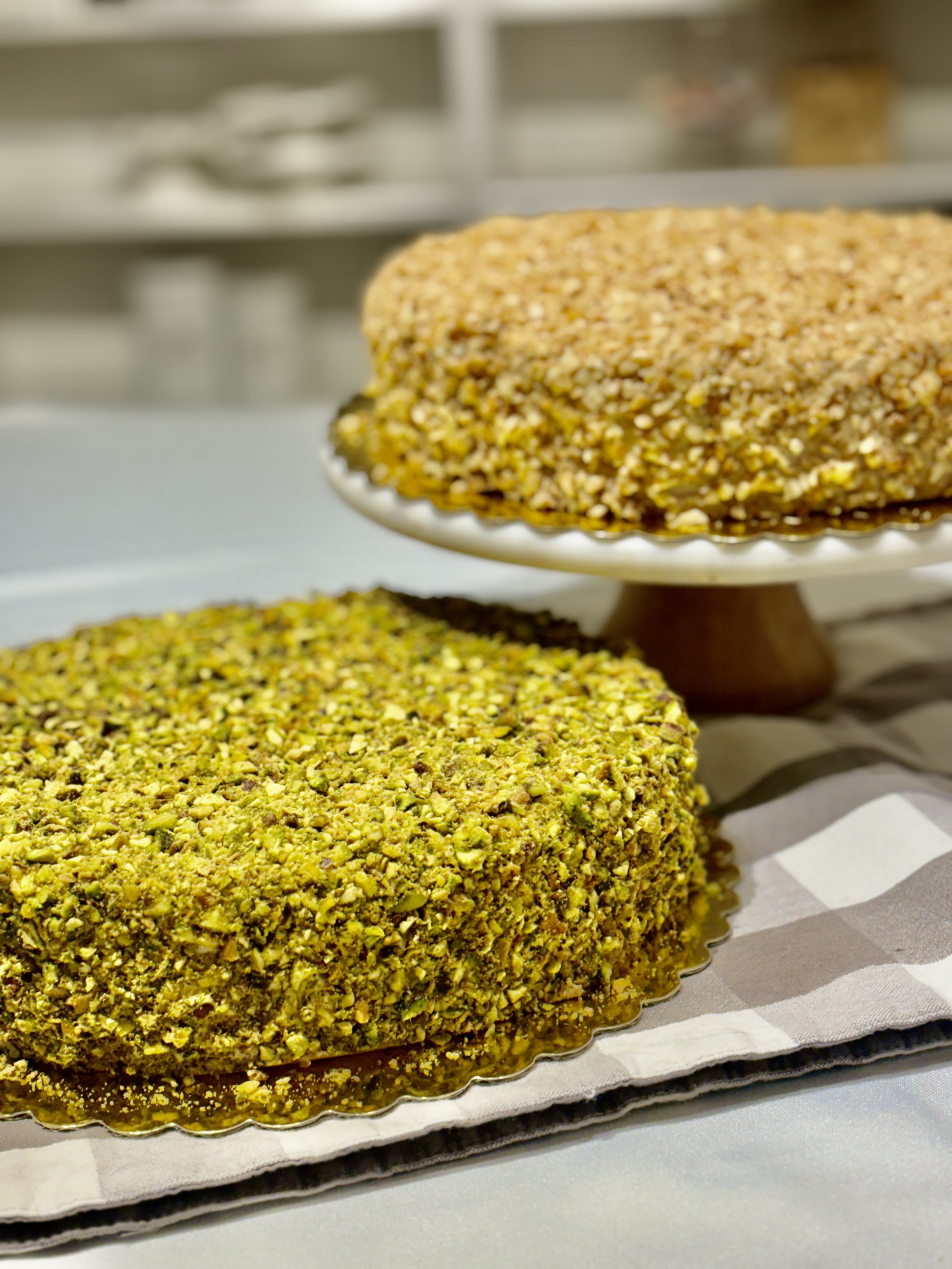 Sansrival with Cashew or Pistachio