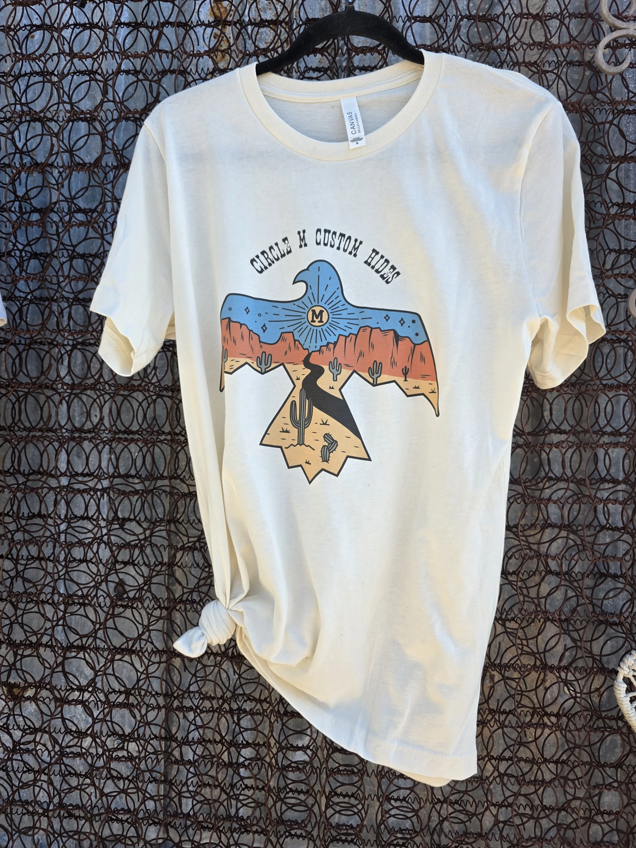 Circle M Custom Hides T-Shirt Thunderbird - Desert Road