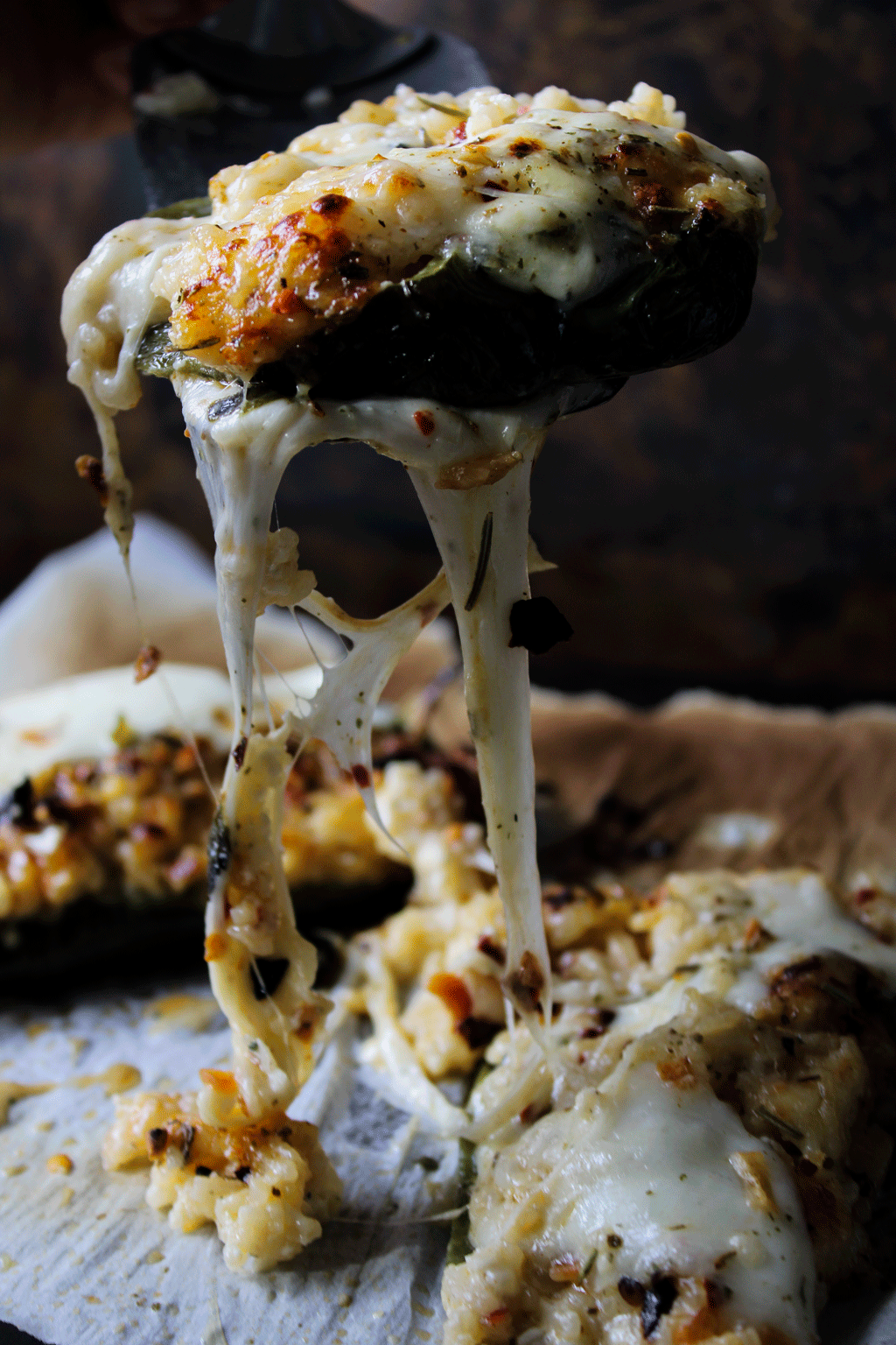 Arroz con Crema | Stuffed Poblano