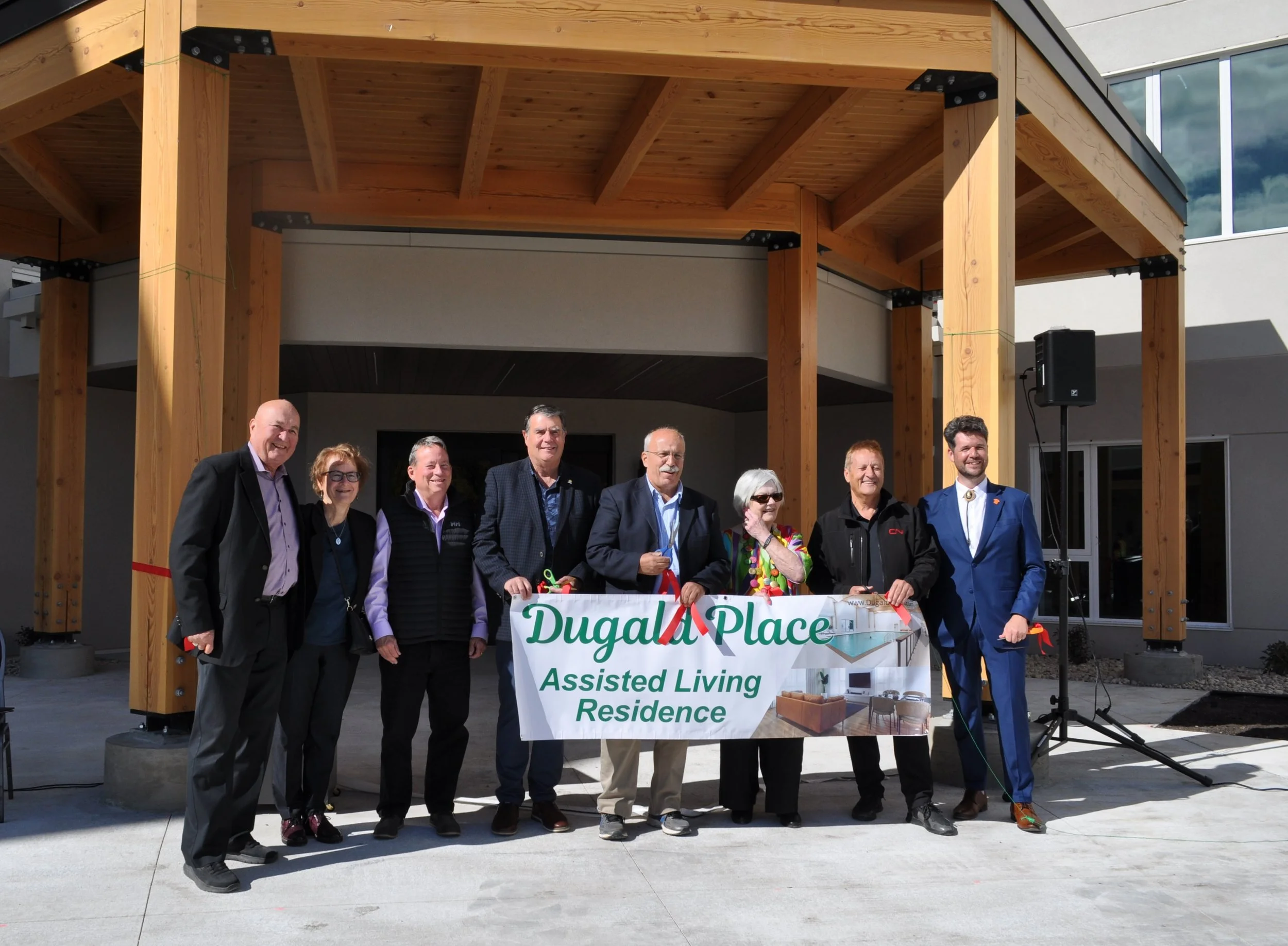 Dugald Place holds ribbon cutting ceremony, gives first tour of green building - The Carillon