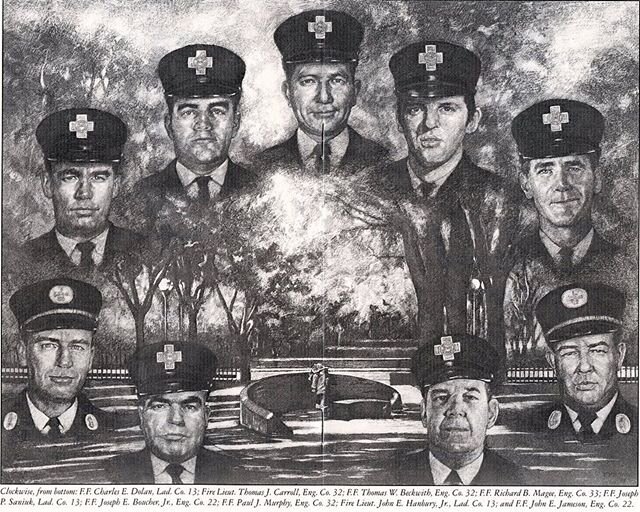 Today we pause and remember the nine Boston Firefighters lost in the line of duty during the Vedome Fire on June 17, 1972. May we remember their bravery, and never forget them ❤️
.
.
.
#BostonFire #VendomeFire #Boston #RIP #InMemory #BostonFireDepart