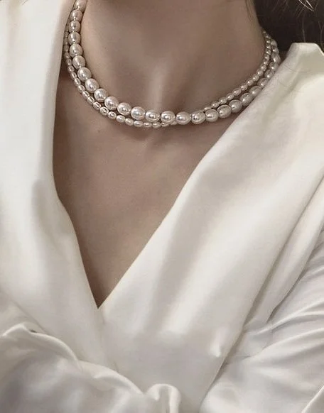 DELMARE | Double Pearl Necklace