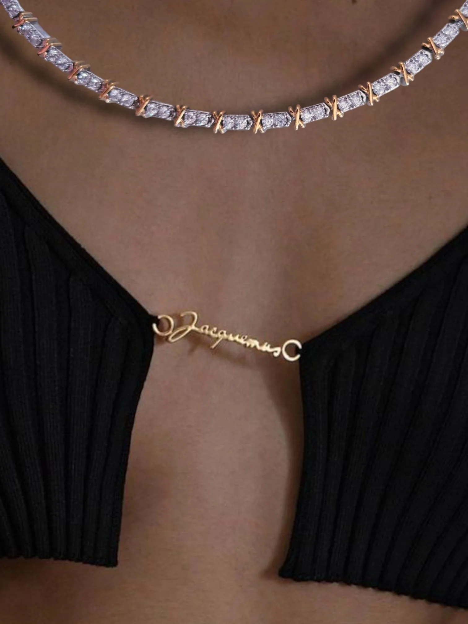 PARIS NECKLACE | Diamonds&Kisses