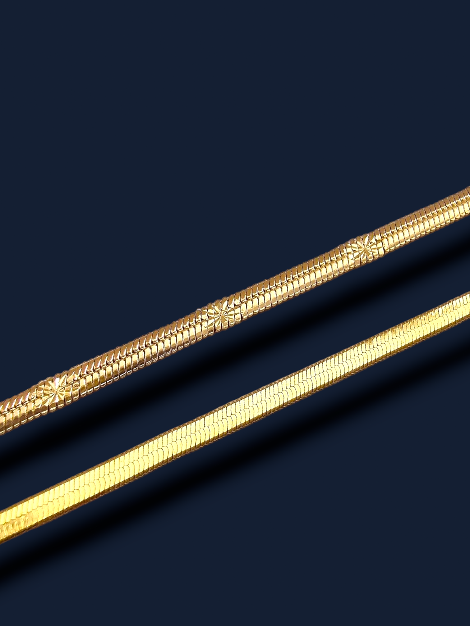 SIGNATURE MARINER | Staple gold chain