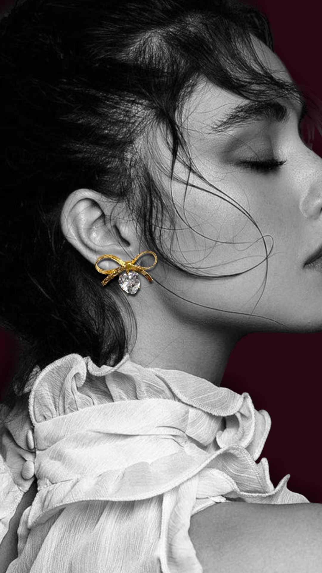 AURÈLIE | Cocktail Bow Earrings