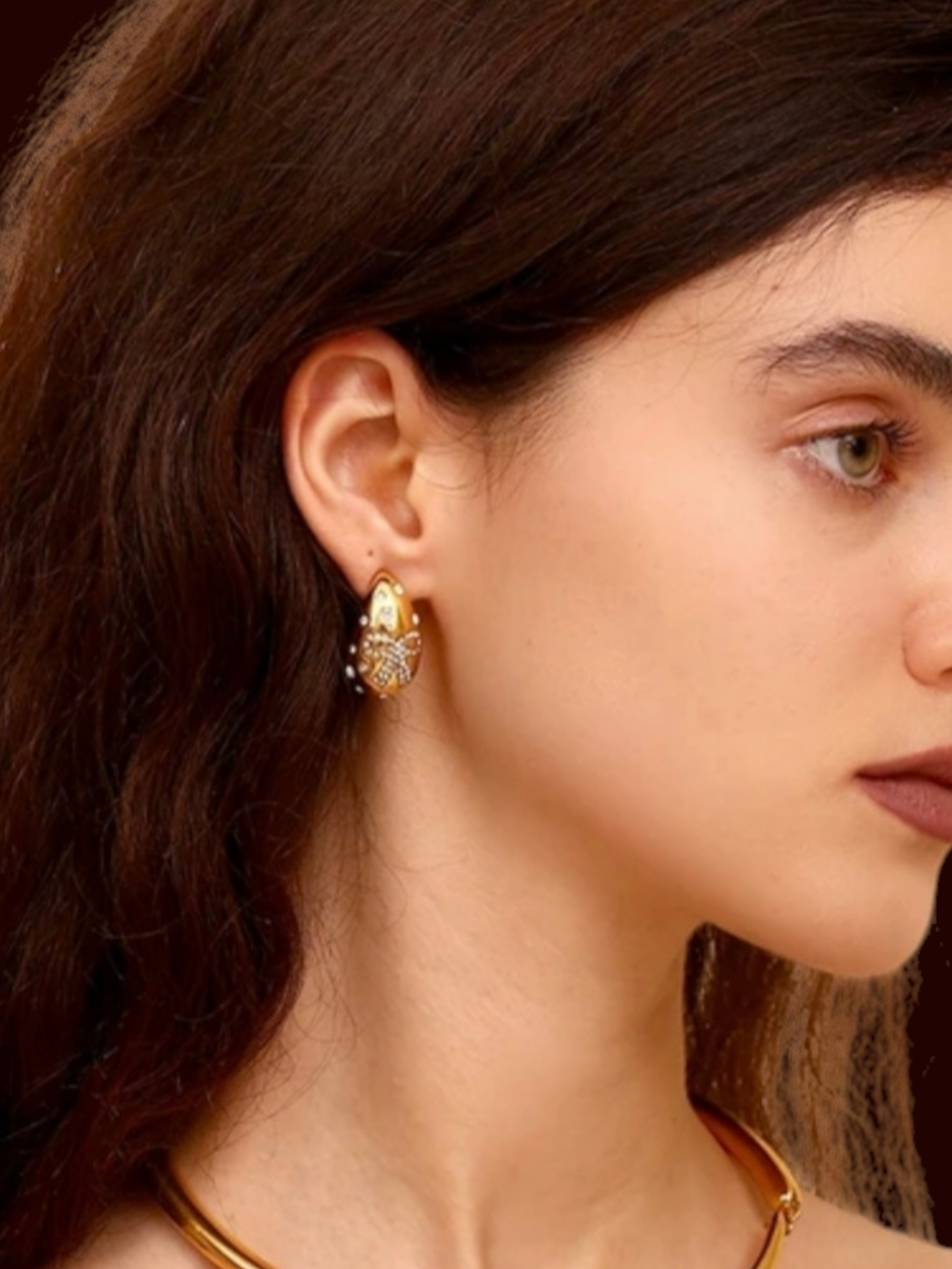 AMARYLLIS | Diamond Bow Earrings