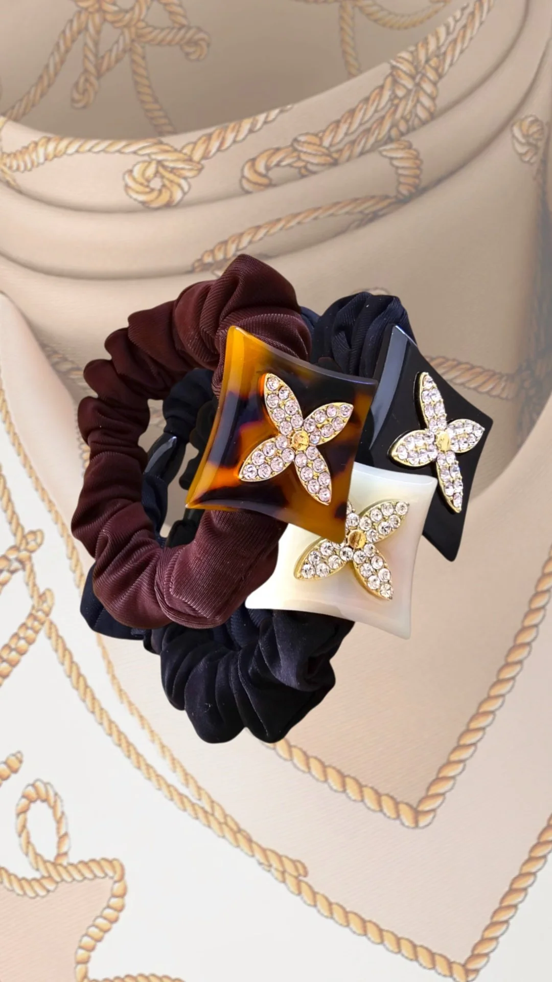 PORTER | Flowergram Hair tie set