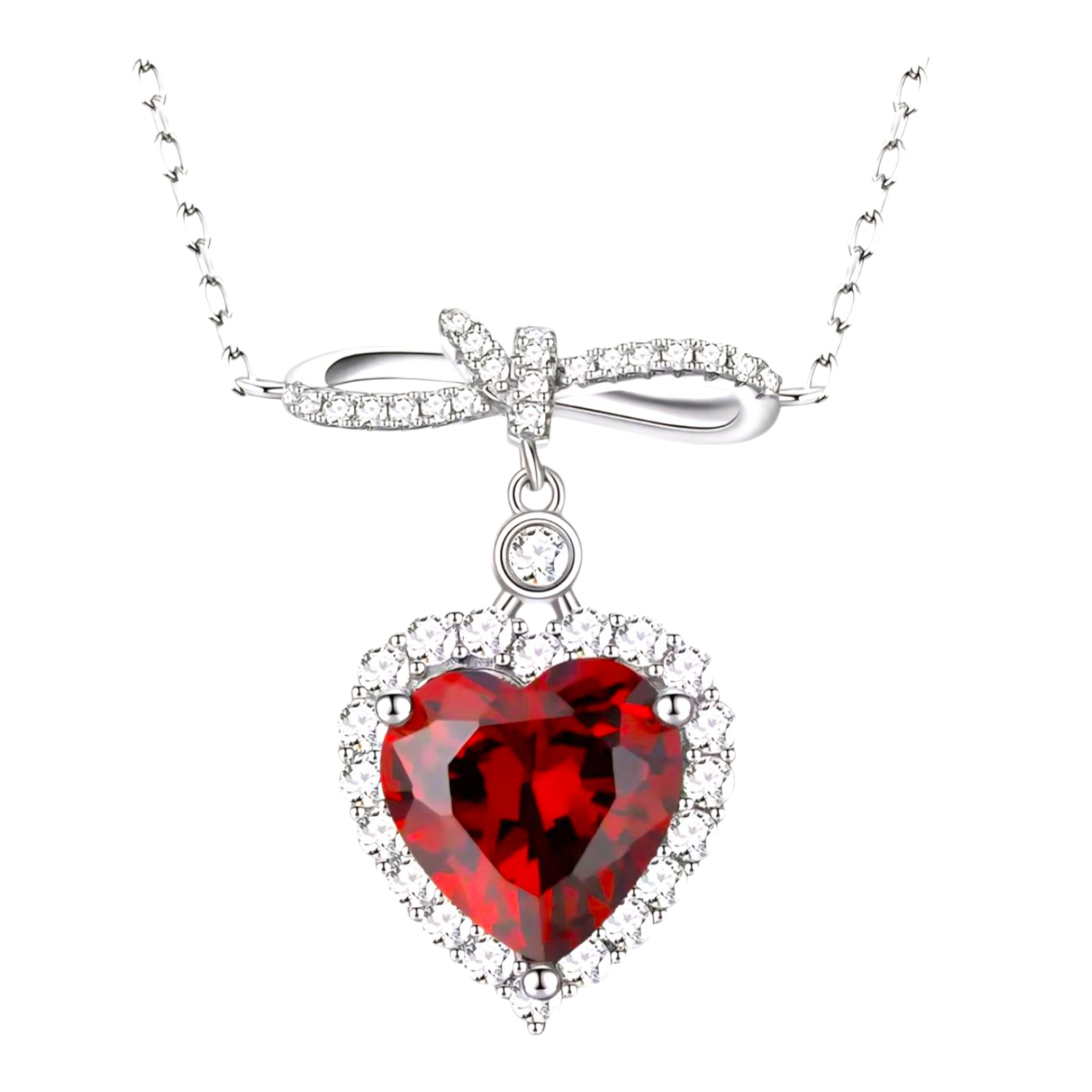 ALBERT HALL HEART| Ruby Necklace