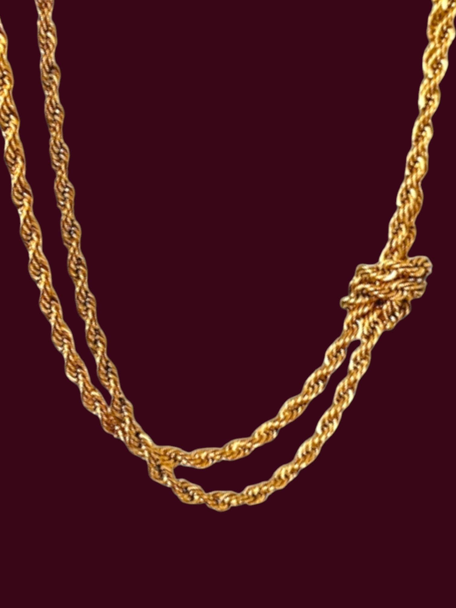 ZURICH | Twisted chain set with Zurich Knot