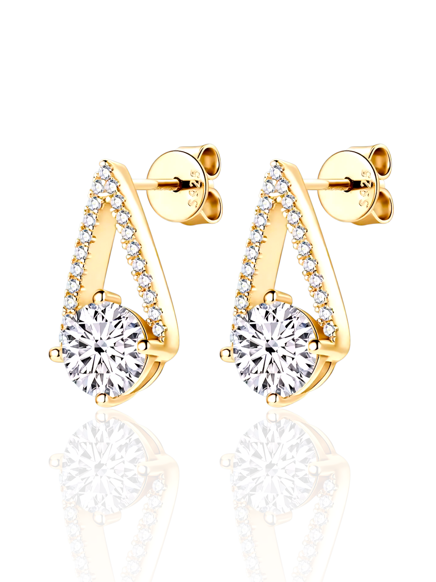STILETTO SHARD| Diamond Earrings