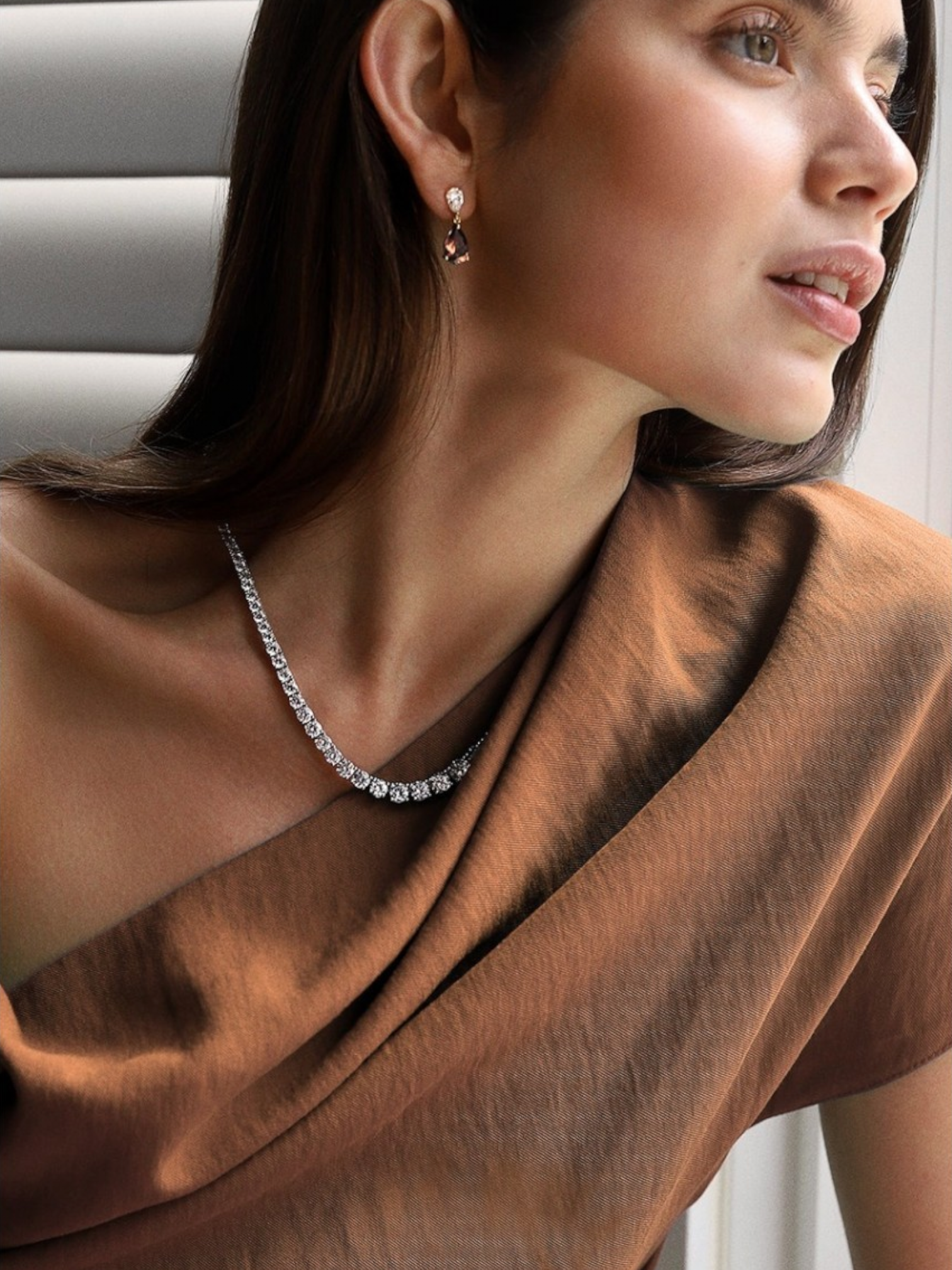 GRADUATE Tennis Necklace