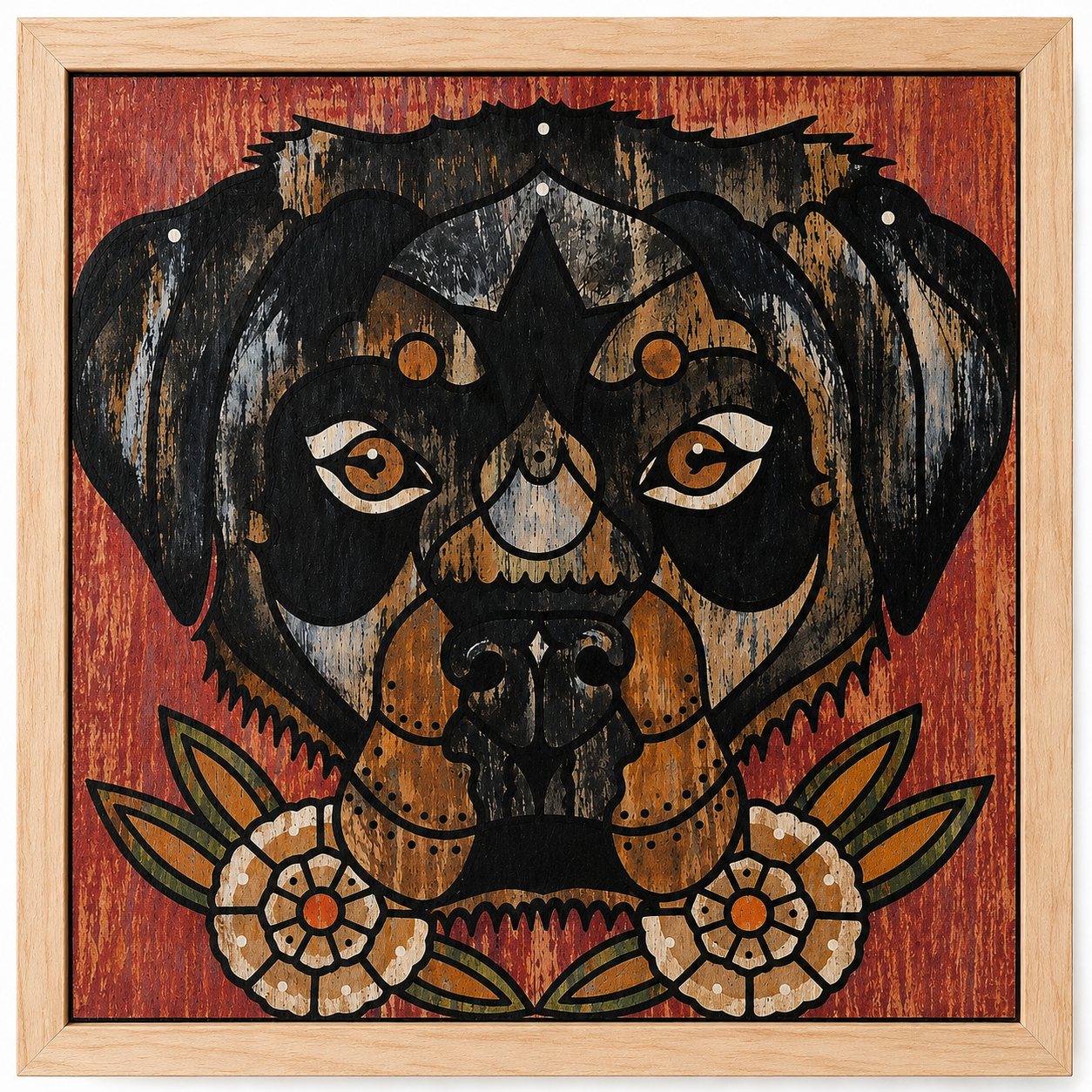 ROTTWEILER PET PORTRAIT (SOLD)