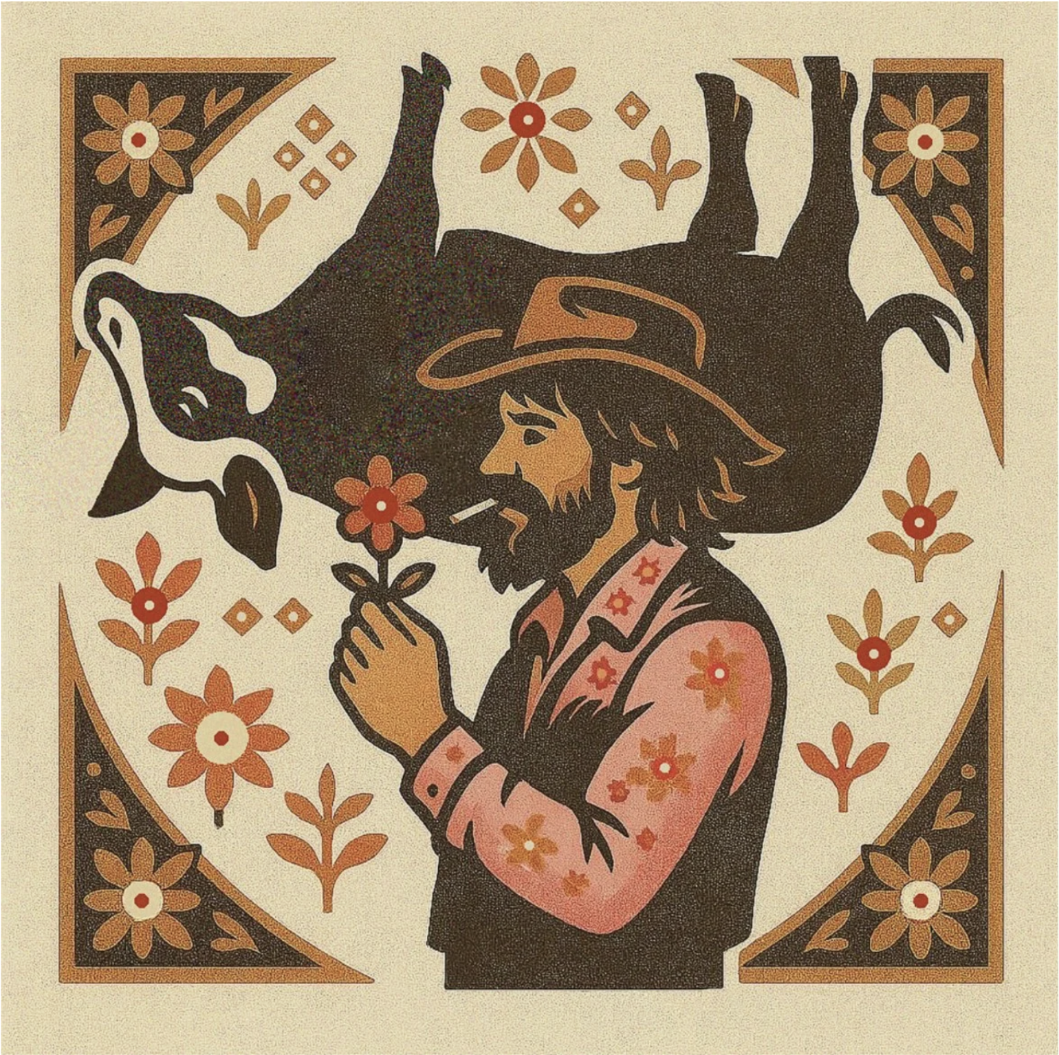 Fine art print inspired by waylon jennings, exploring individualism, by RamblinSong