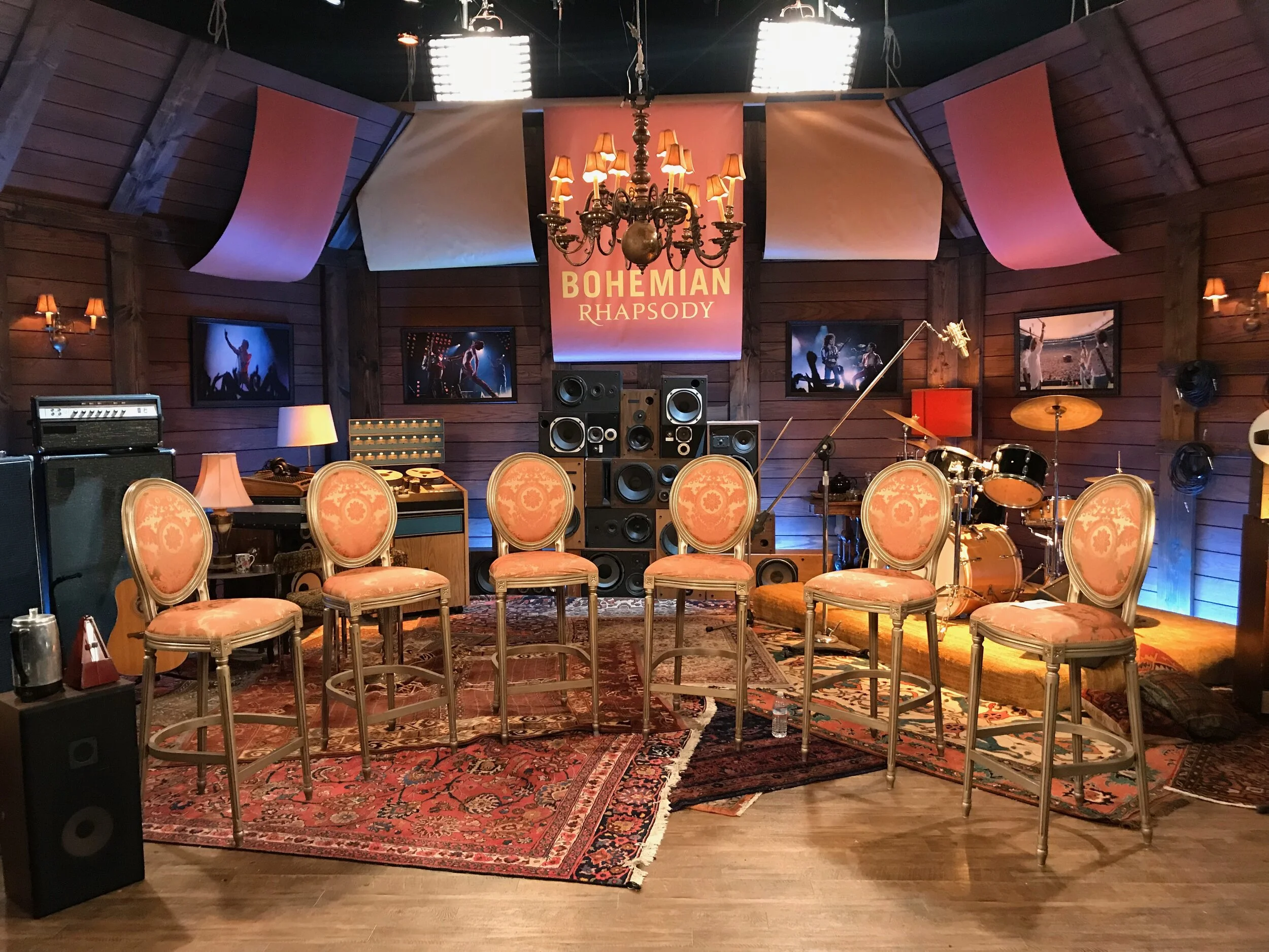 The FX set is ready for the Bohemian Rhapsody cast