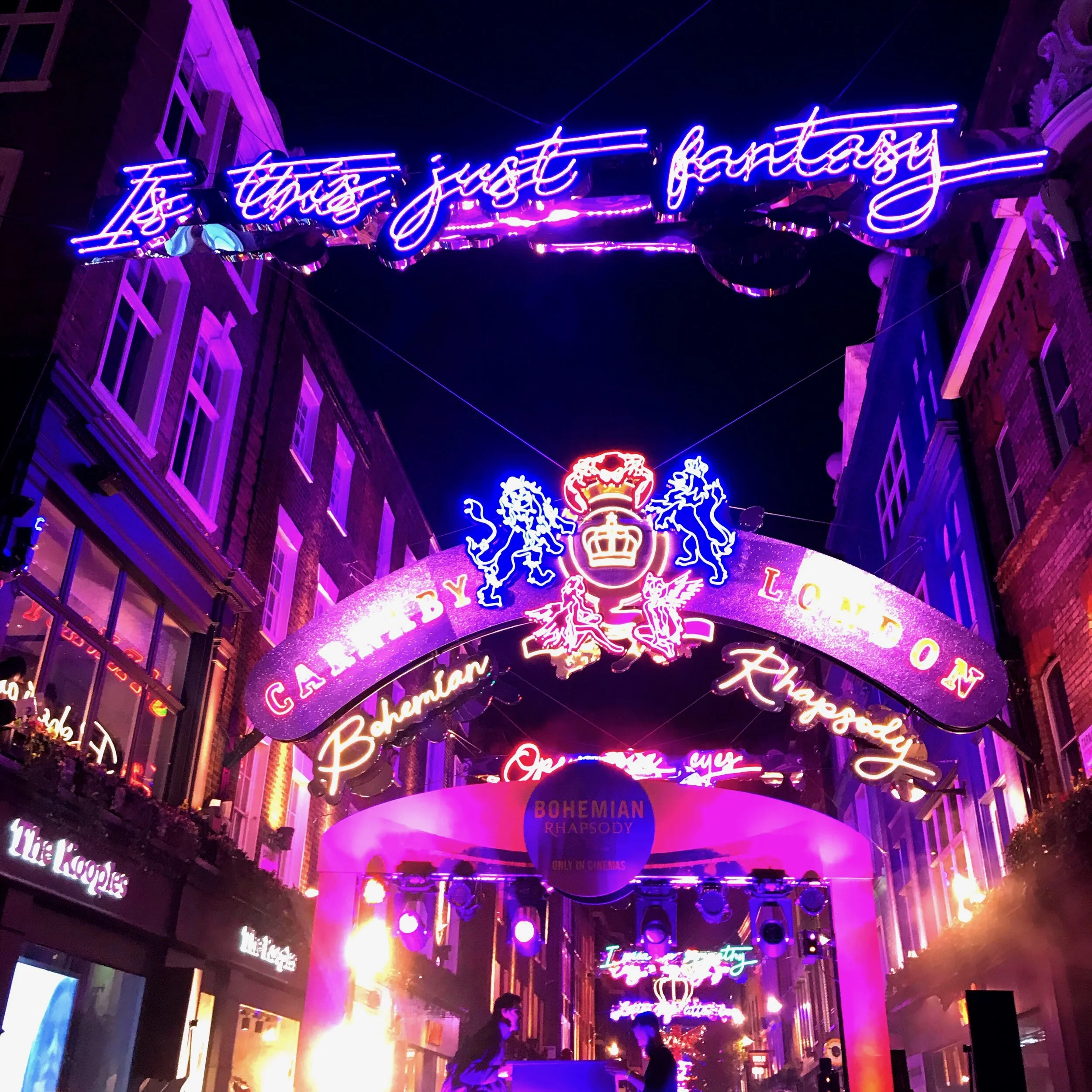 Bohemian Rhapsody Carnaby Street event 