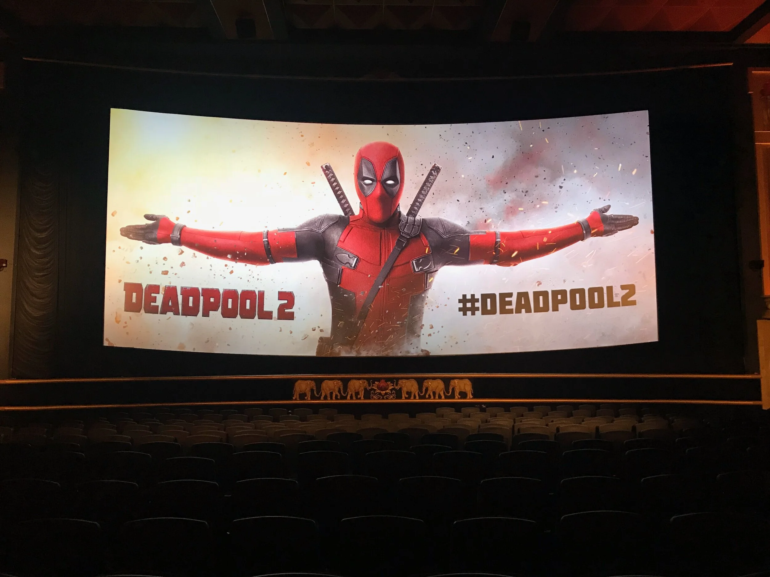 Moments before the Deadpool 2 premiere 