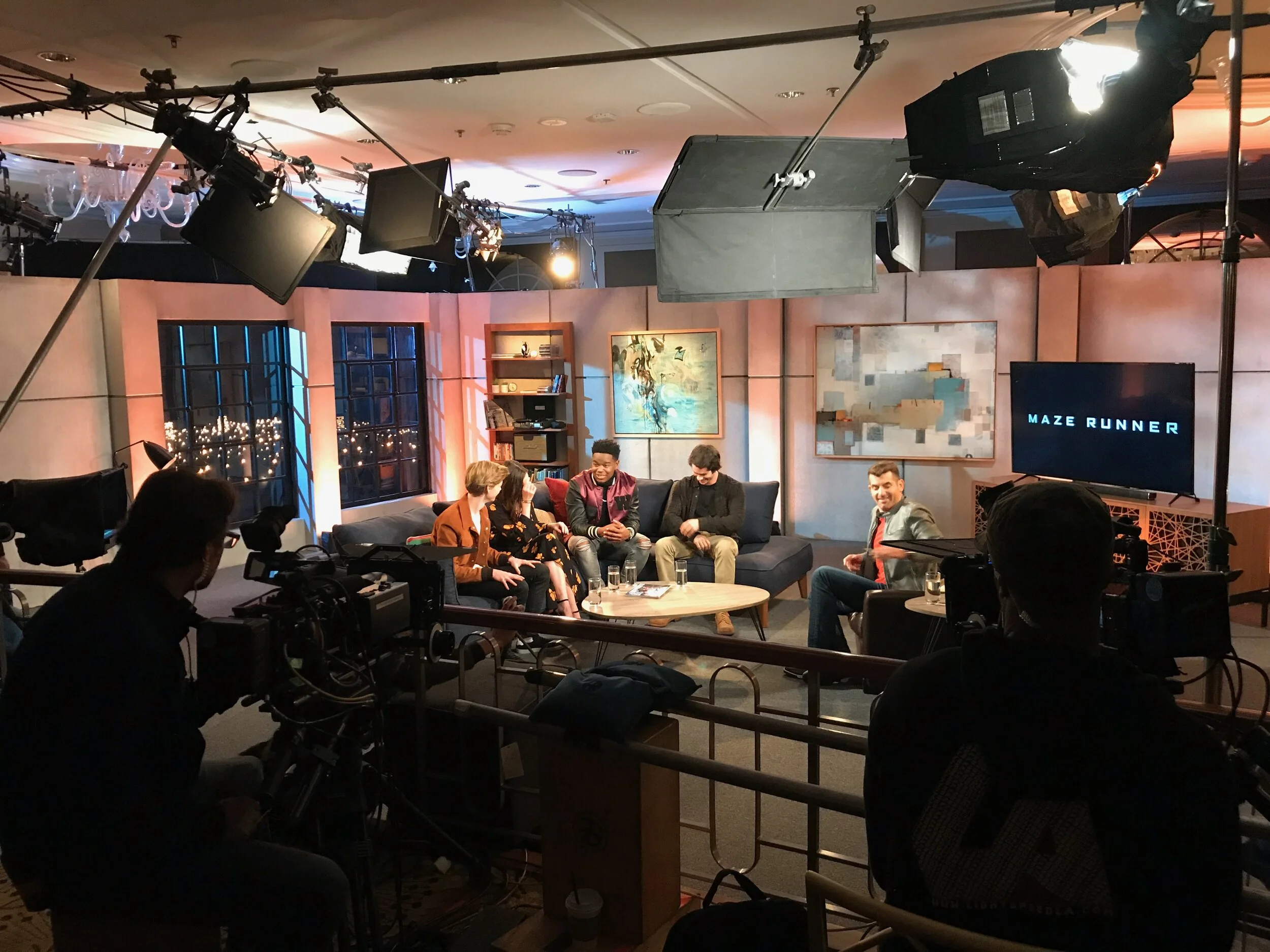 Shooting FX Maze Runner: The Death Cure stunt with the cast 