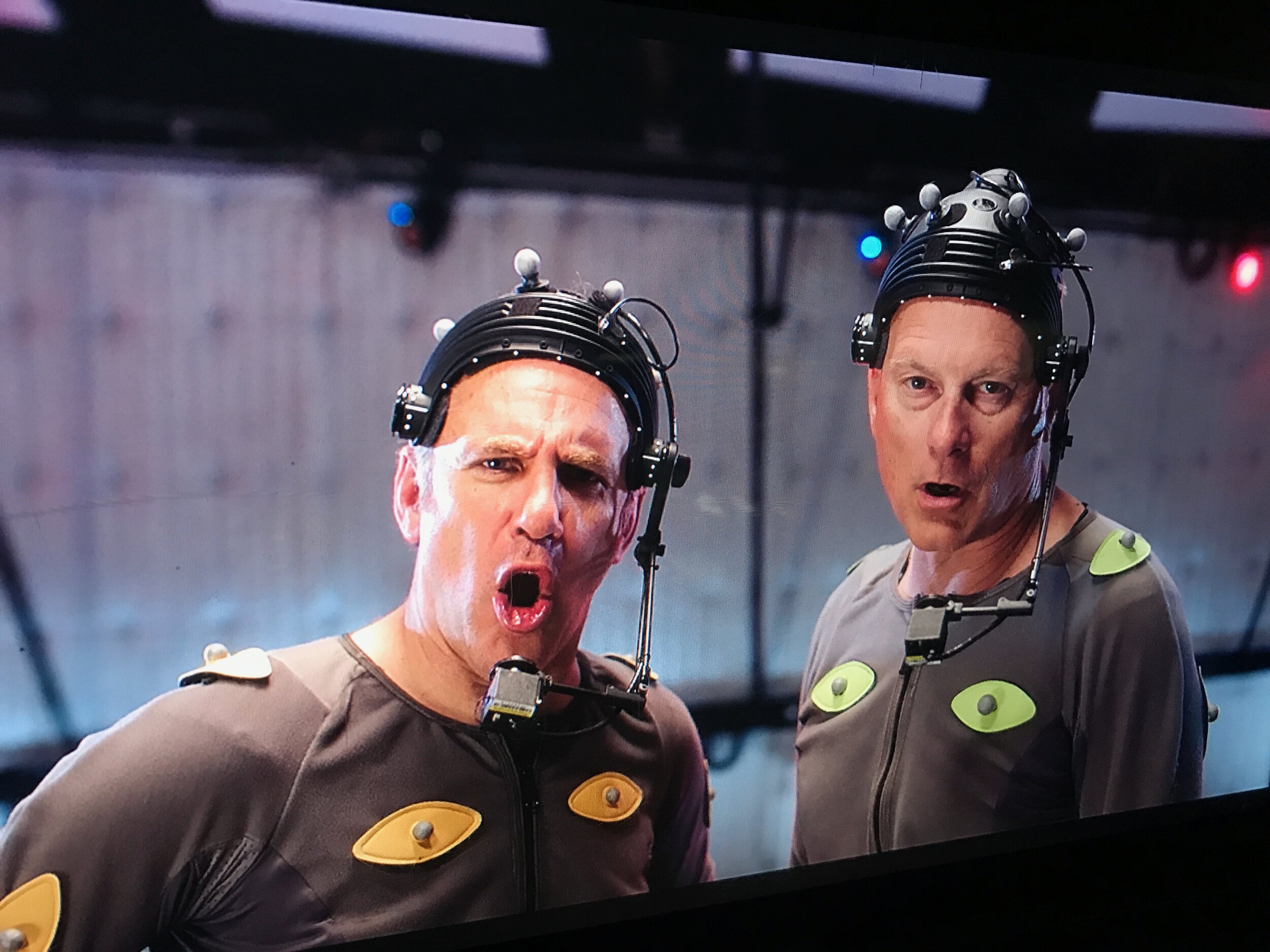 ESPN talent getting into the "Bad Ape" mood for our War for the Planet of the Apes spot